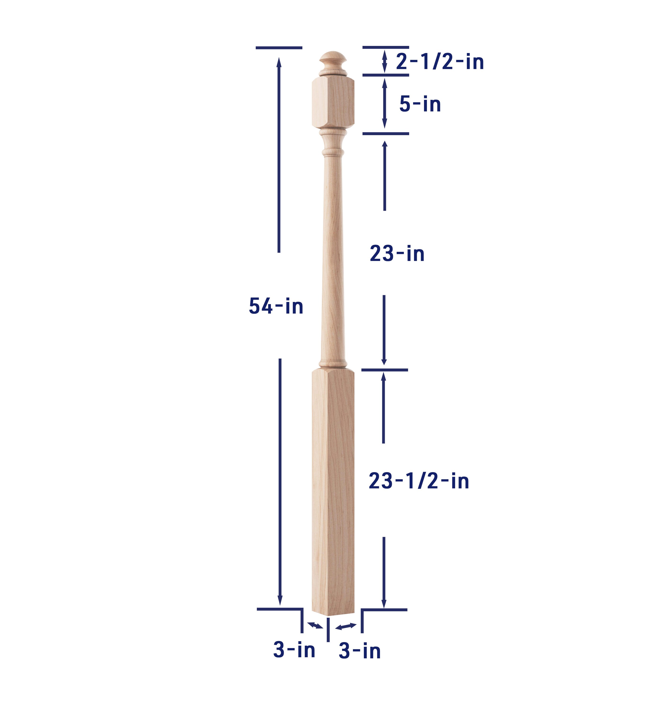 Crown Heritage 4444042 Interior-Stairpart-Newel-Posts - View #4