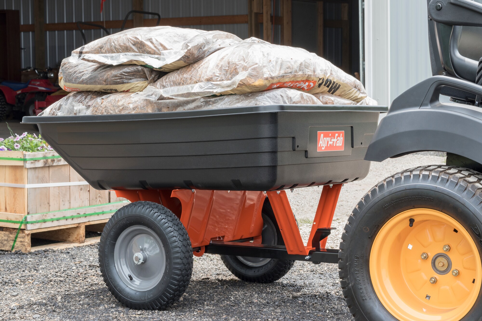 Agri-Fab 10-cu ft Poly Dump Cart in the Dump Carts department at Lowes.com