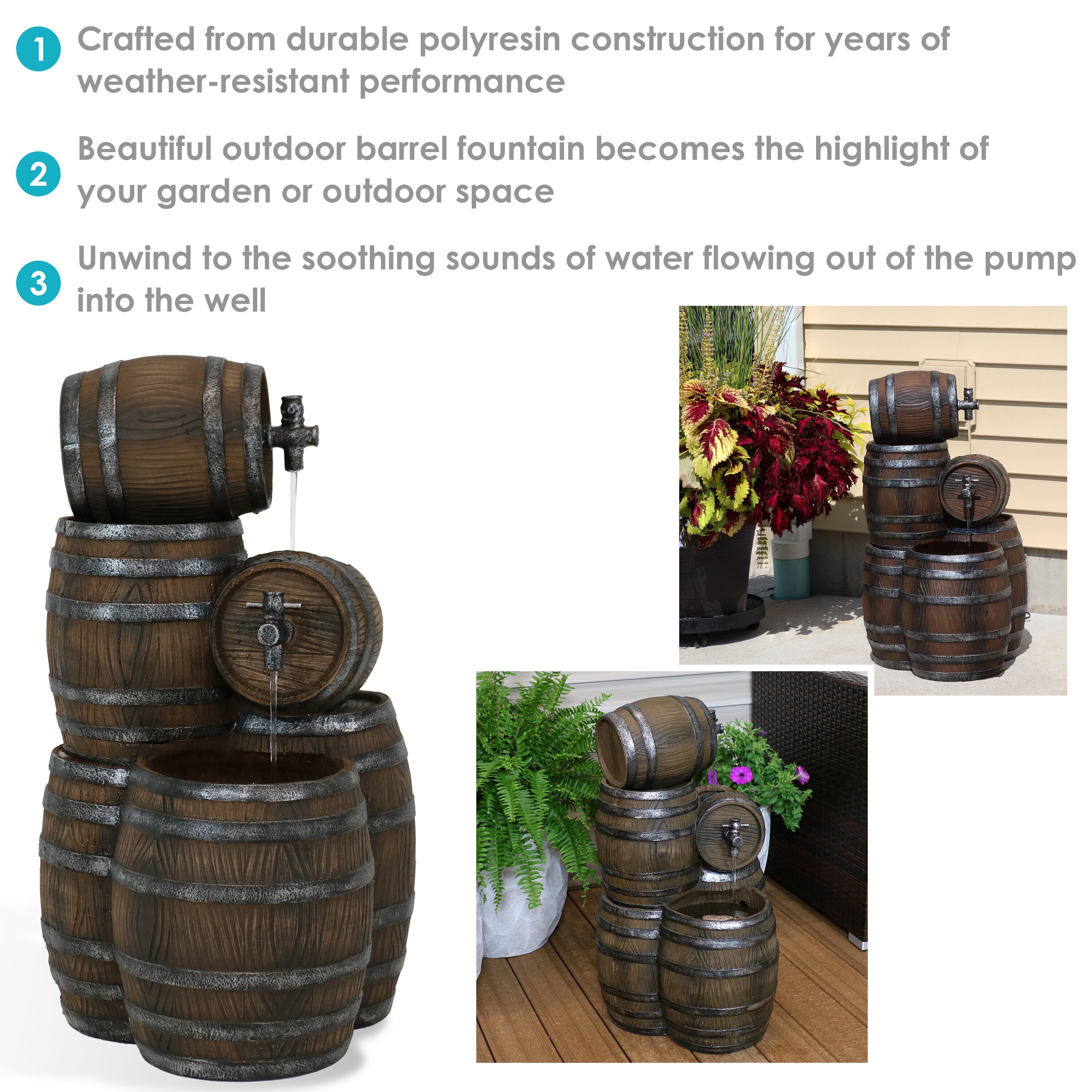 Sunnydaze Decor SSS-220 fountains - View #10
