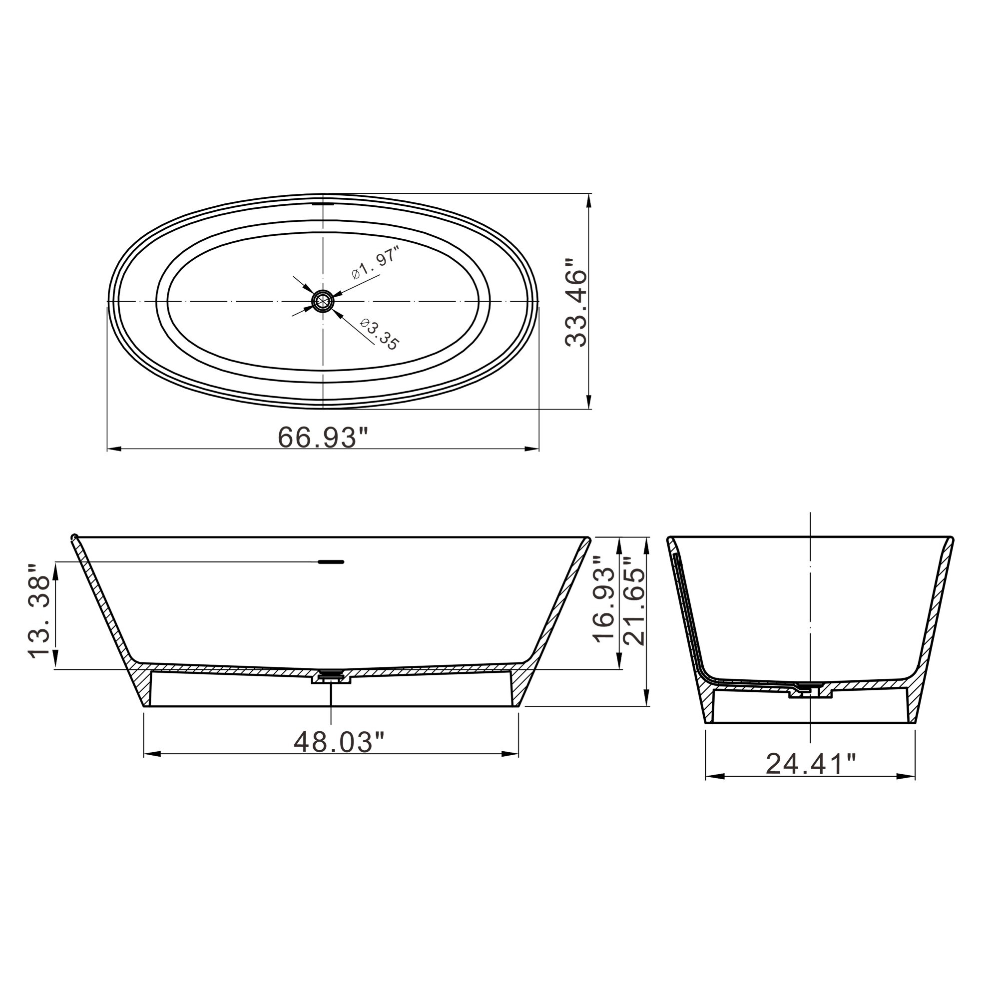 Dimakai VF-DK-76008 bathtubs - View #7