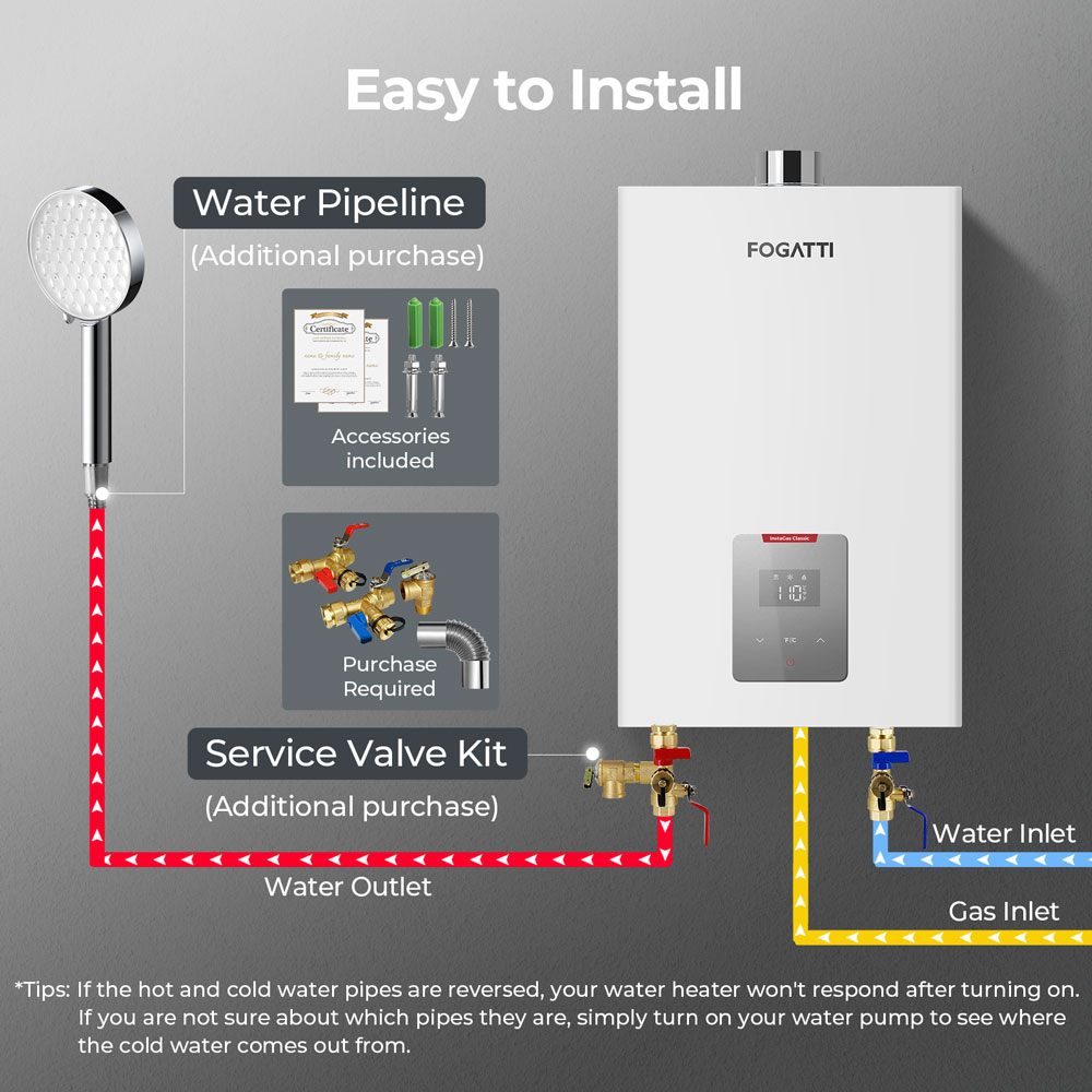 Fogatti FDG340IN-CS90-LP Gas-Water-Heaters - View #9