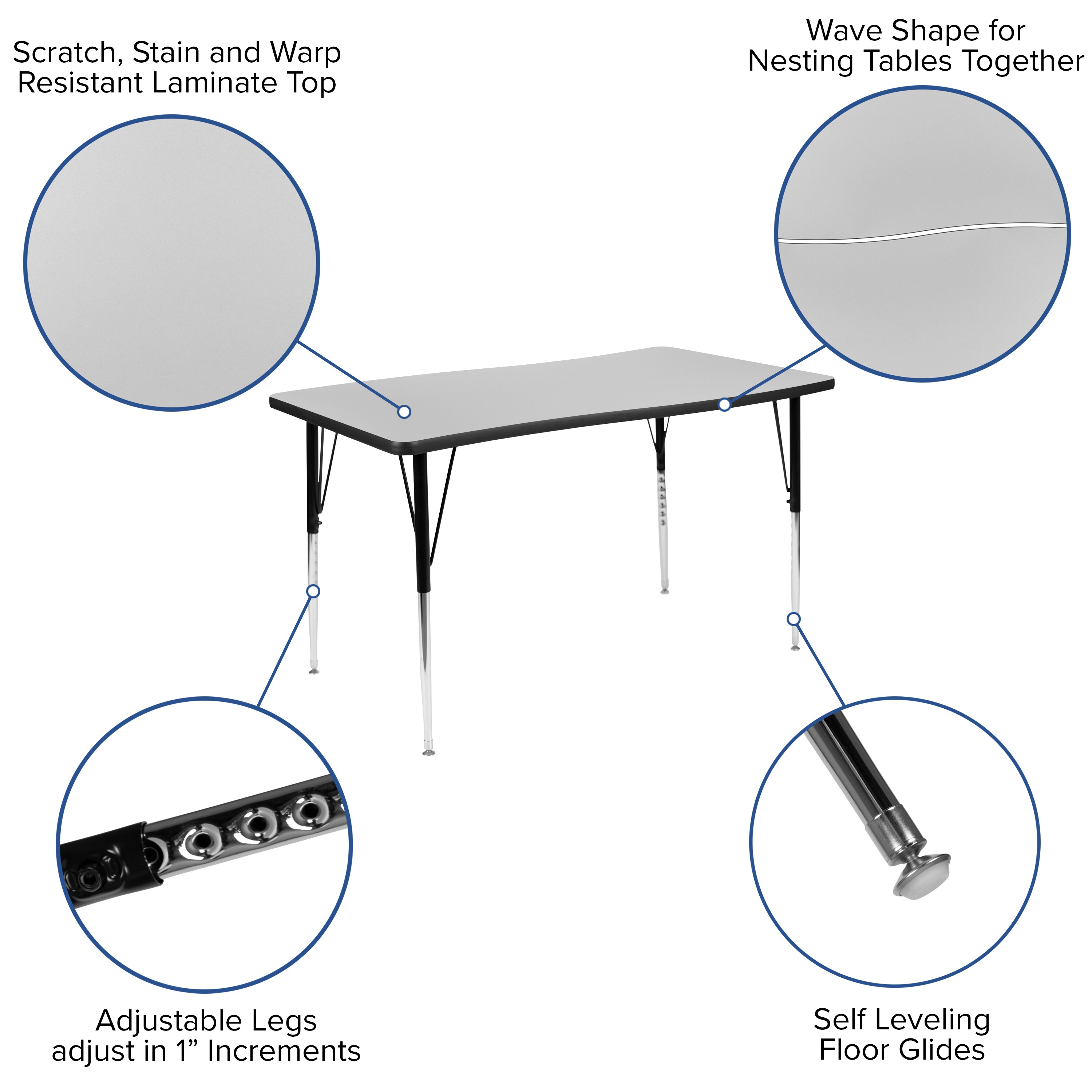 Flash Furniture 889142514947 Kids-Play-Tables - View #4