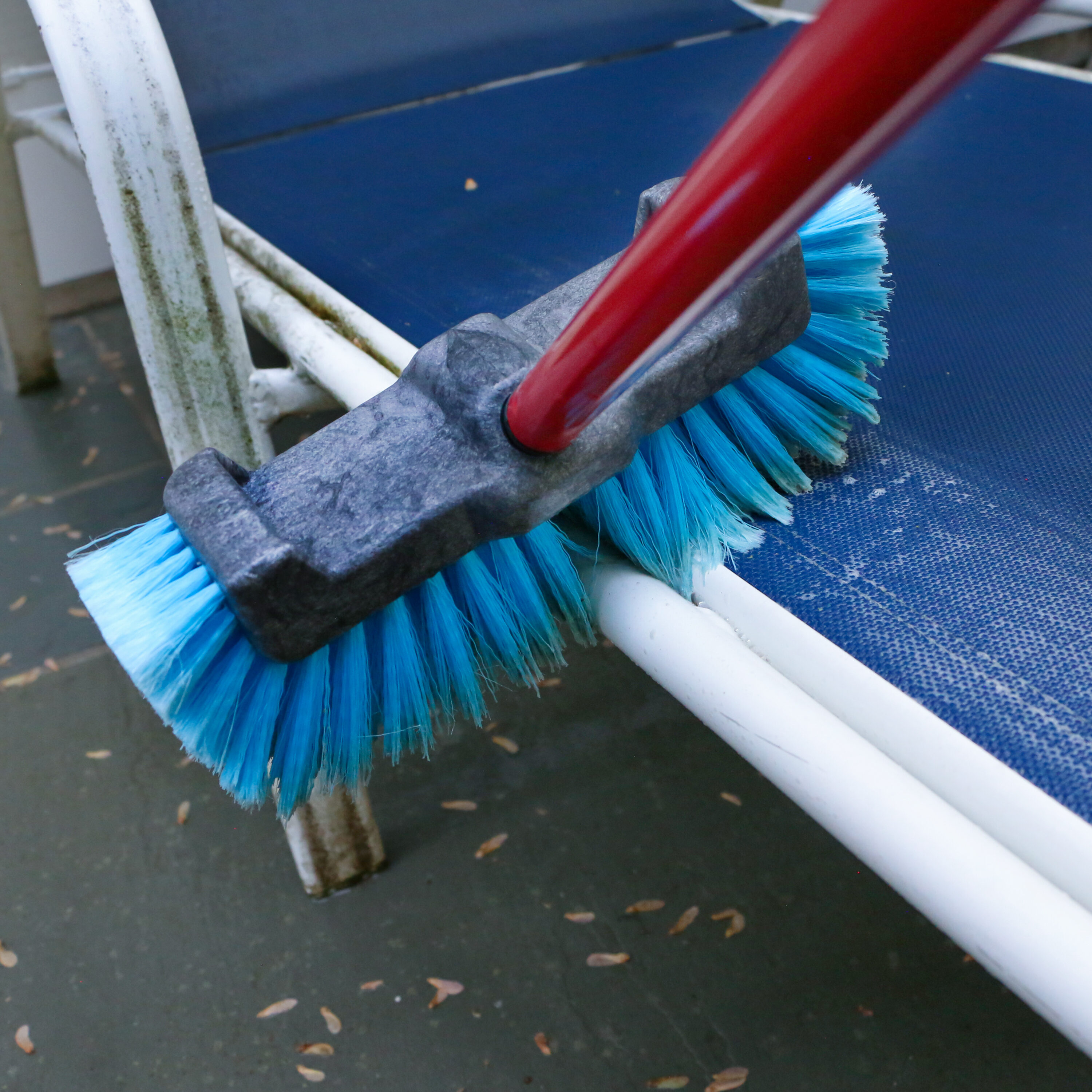Quickie - Professional 9-in Poly Fiber Deck Brush in the Deck