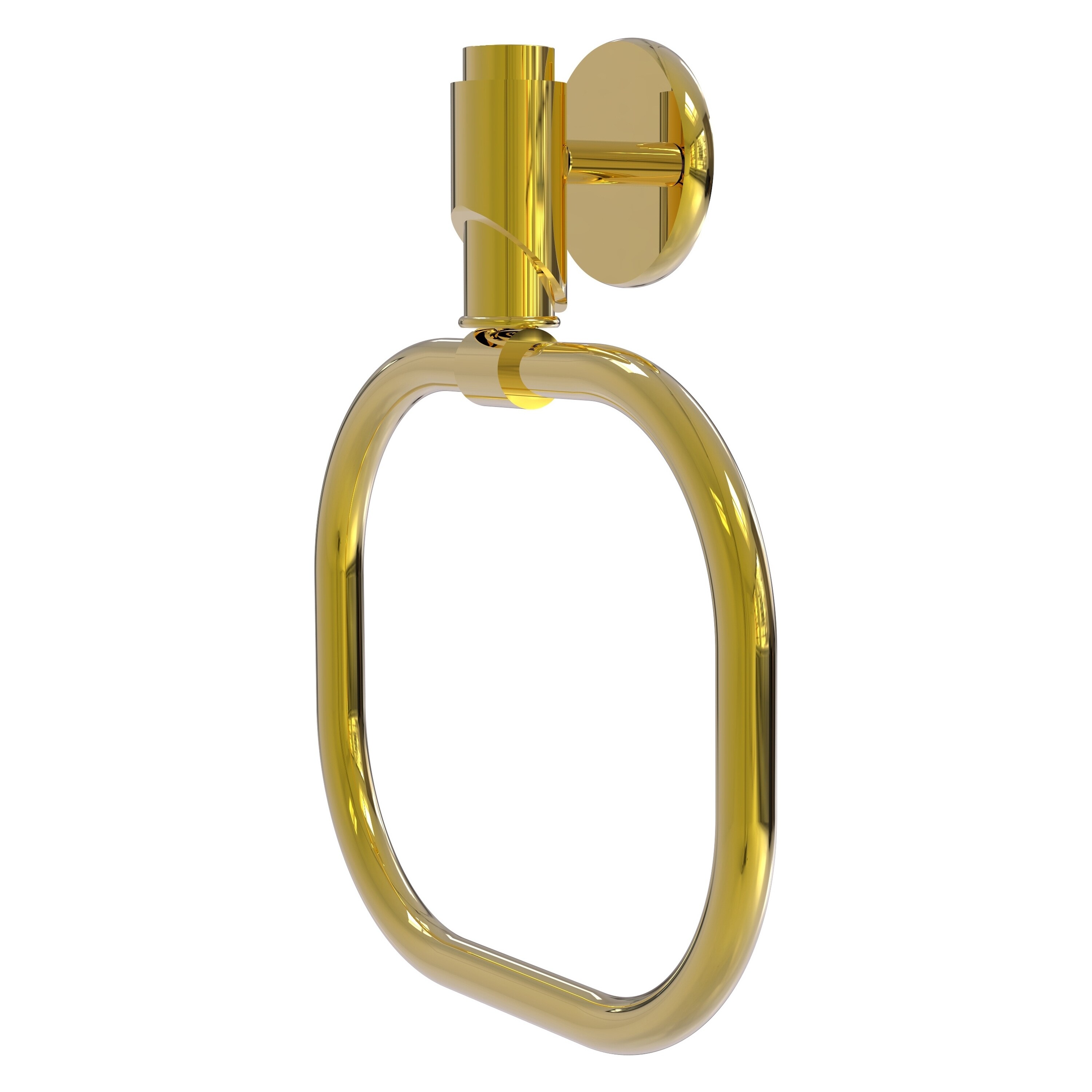 Allied Brass TR-16-PB Tribecca Polished Brass Wall mount Single Towel Ring