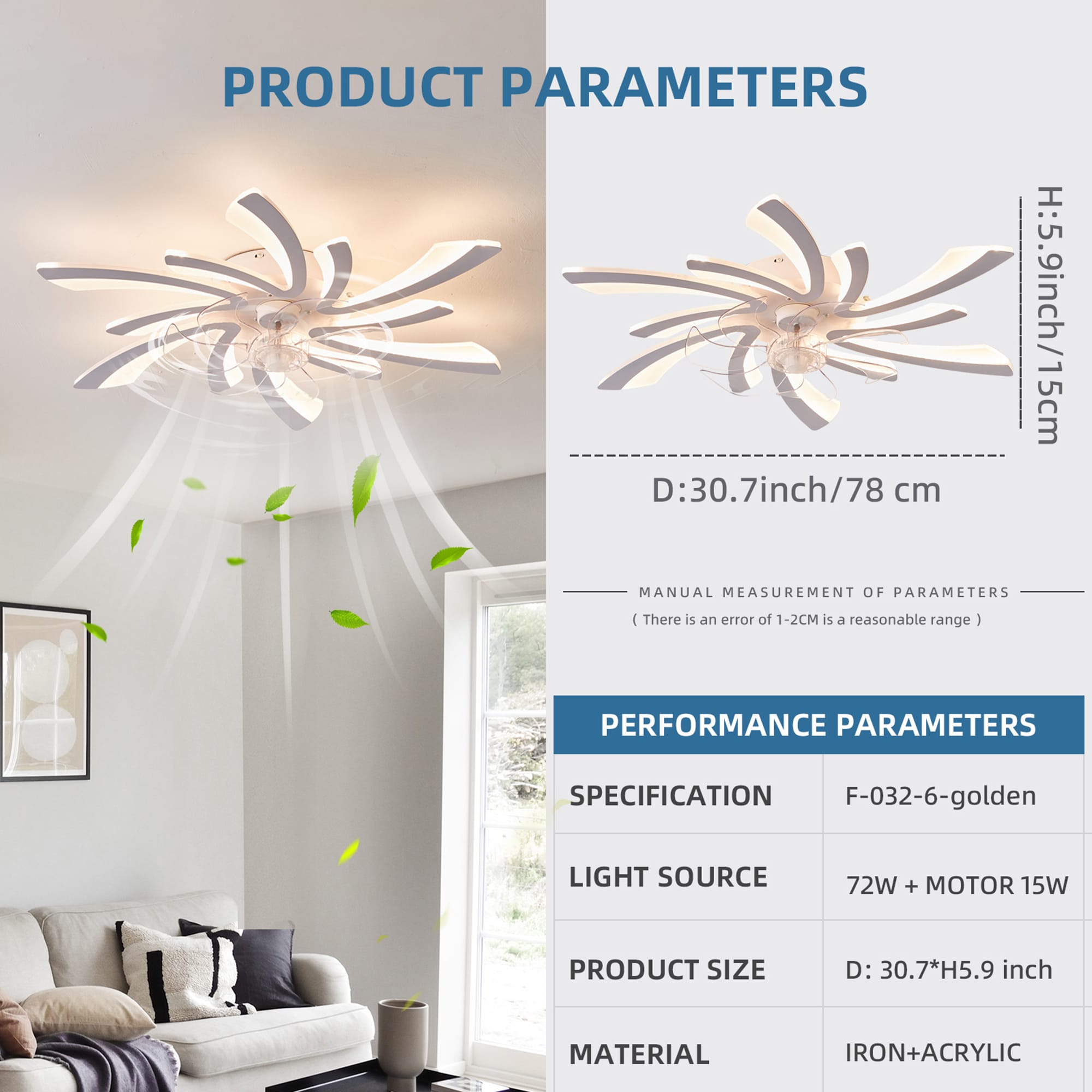 Bybafun YB5100126 Ceiling-Fans - View #3