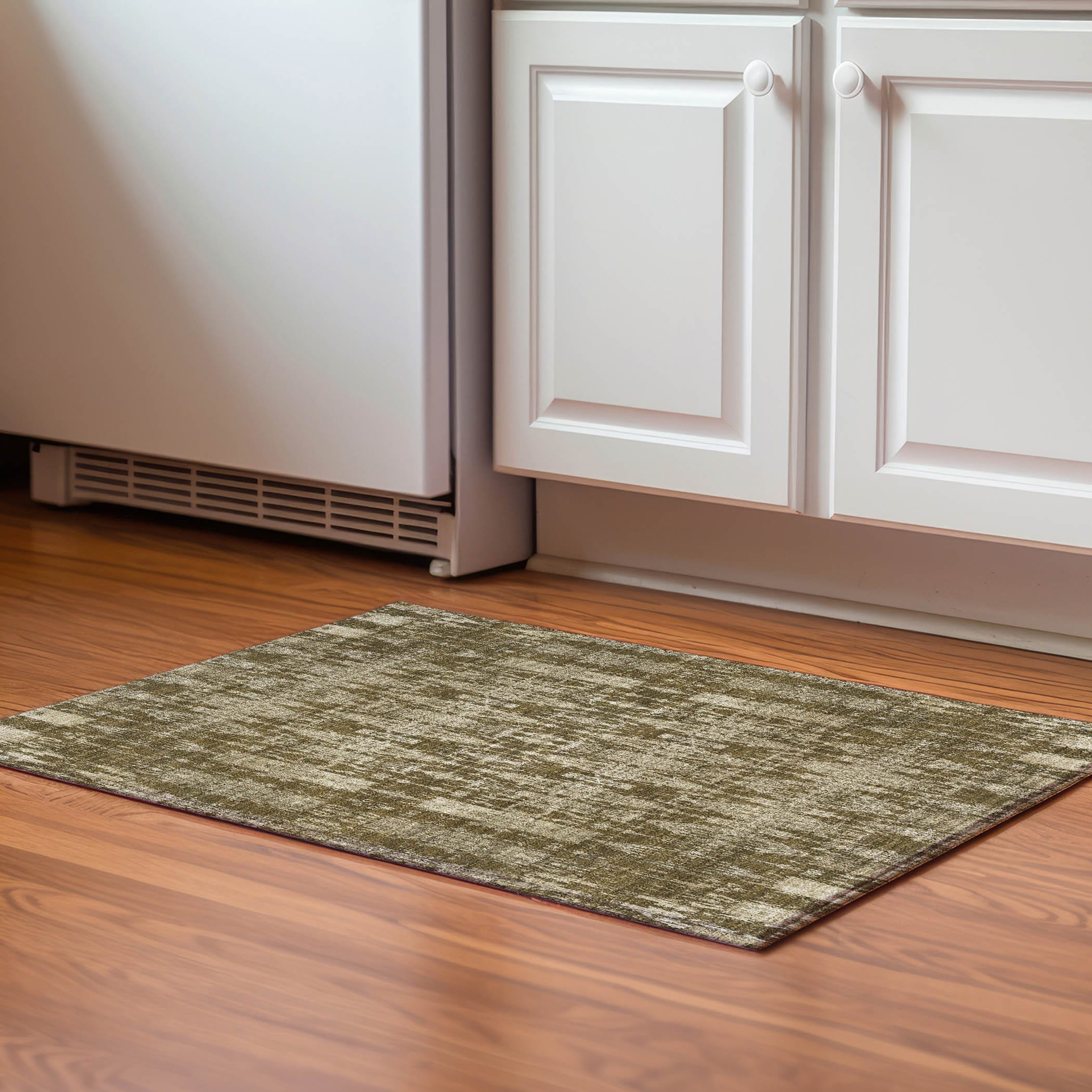 Addison Rugs AMF580CH20X30 Mayfield AMF580CH 2 x 3 (ft) Loomed Chocolate Rectangular Indoor Geometric Machine washable Pet Friendly Area rug