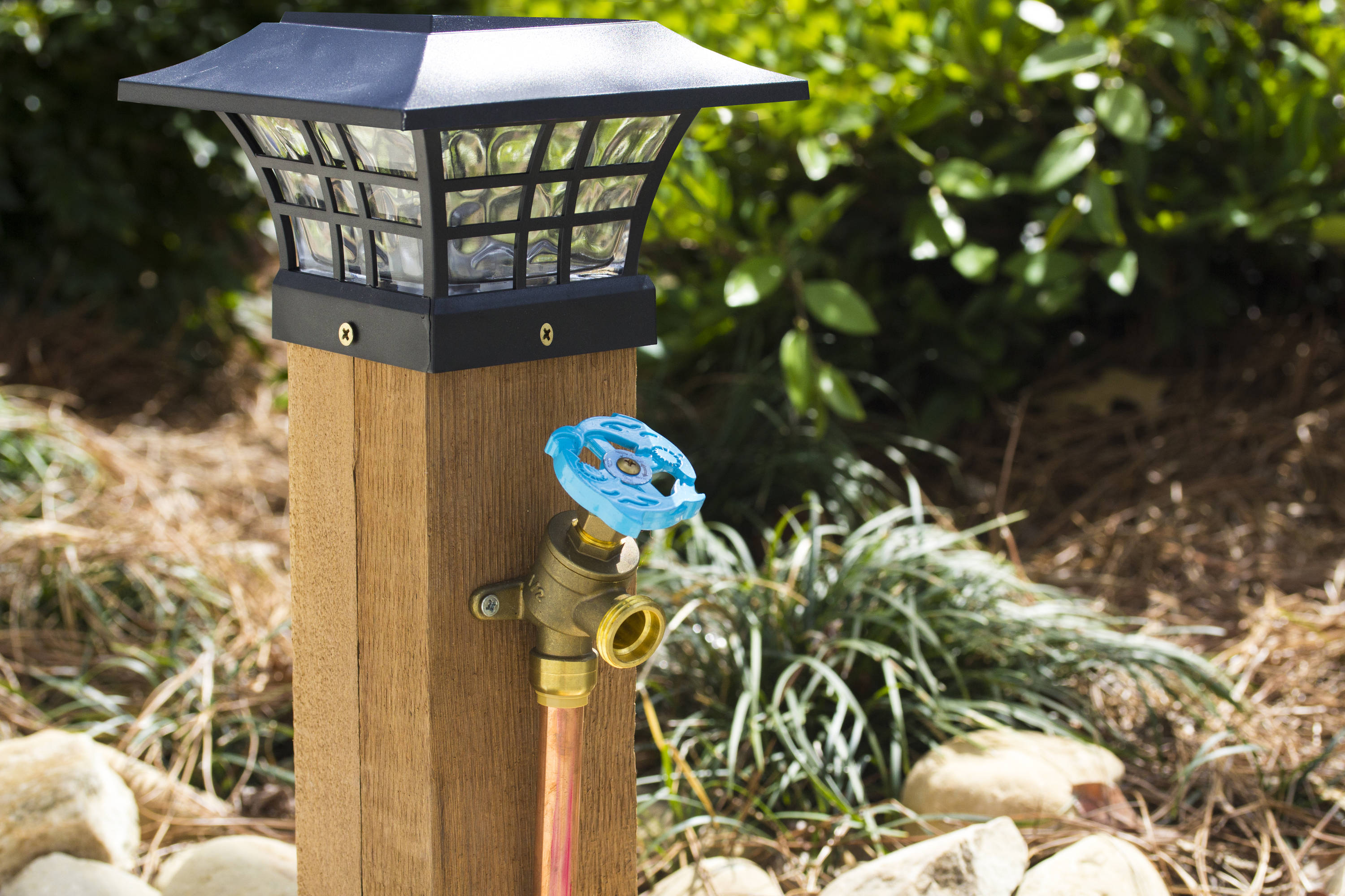 SharkBite 1/2-in Push-to-connect Brass Multi Turn Hose Bibb
