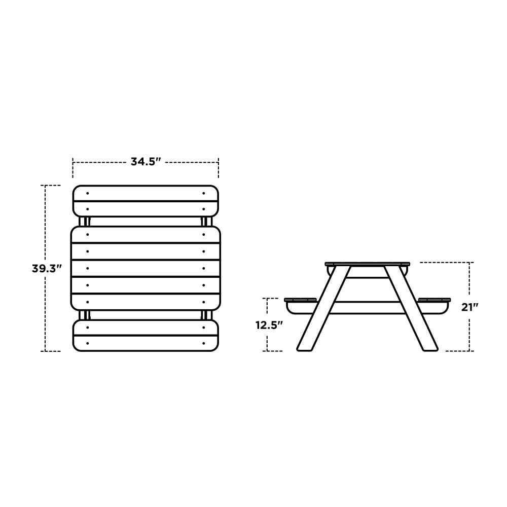 POLYWOOD KT130TE Patio-Tables - View #8