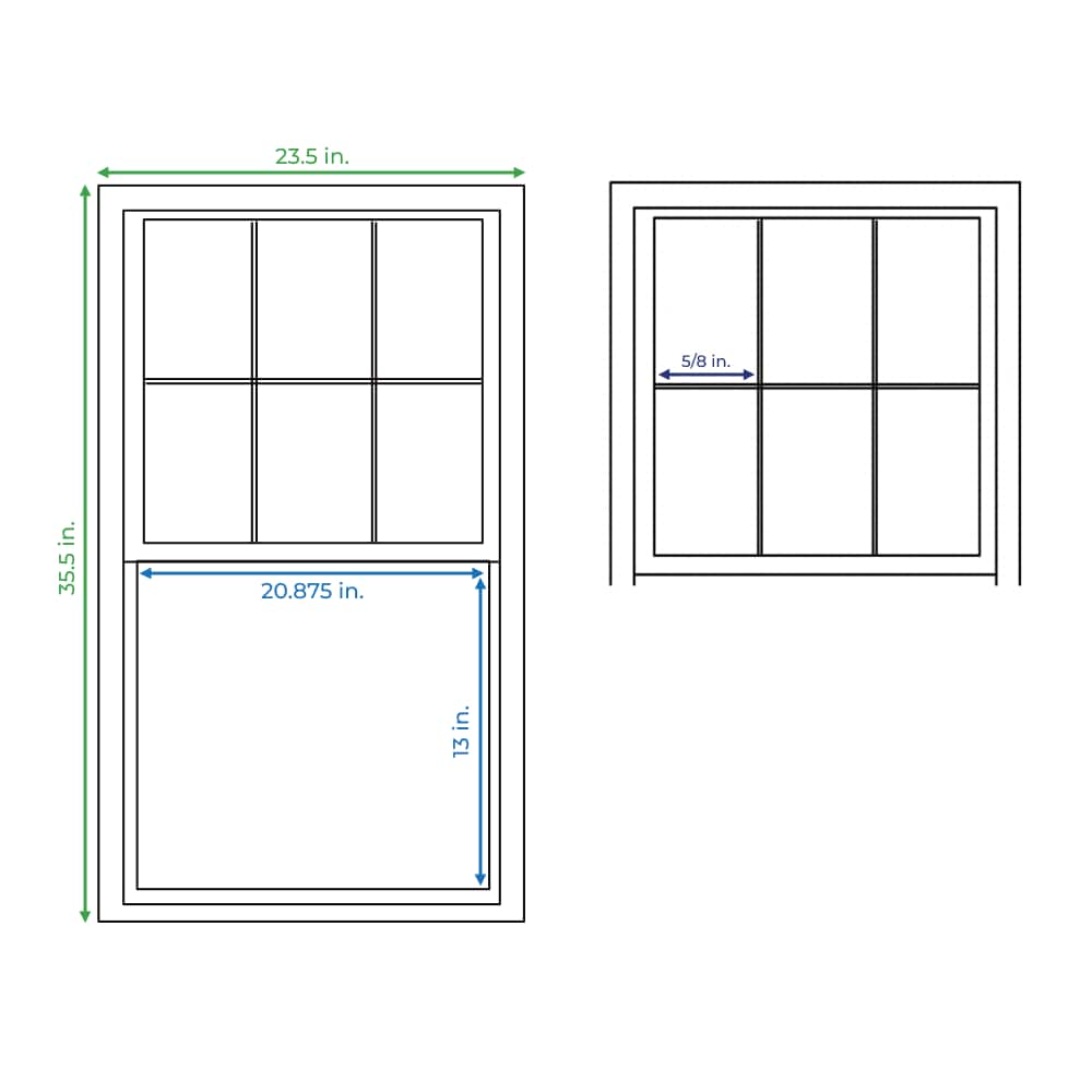 RELIABILT 105SH24360001 Single-Hung-Windows - View #9