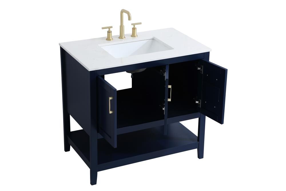 Elegant Decor FI48036BL Bath-Vanity-Combo - View #5
