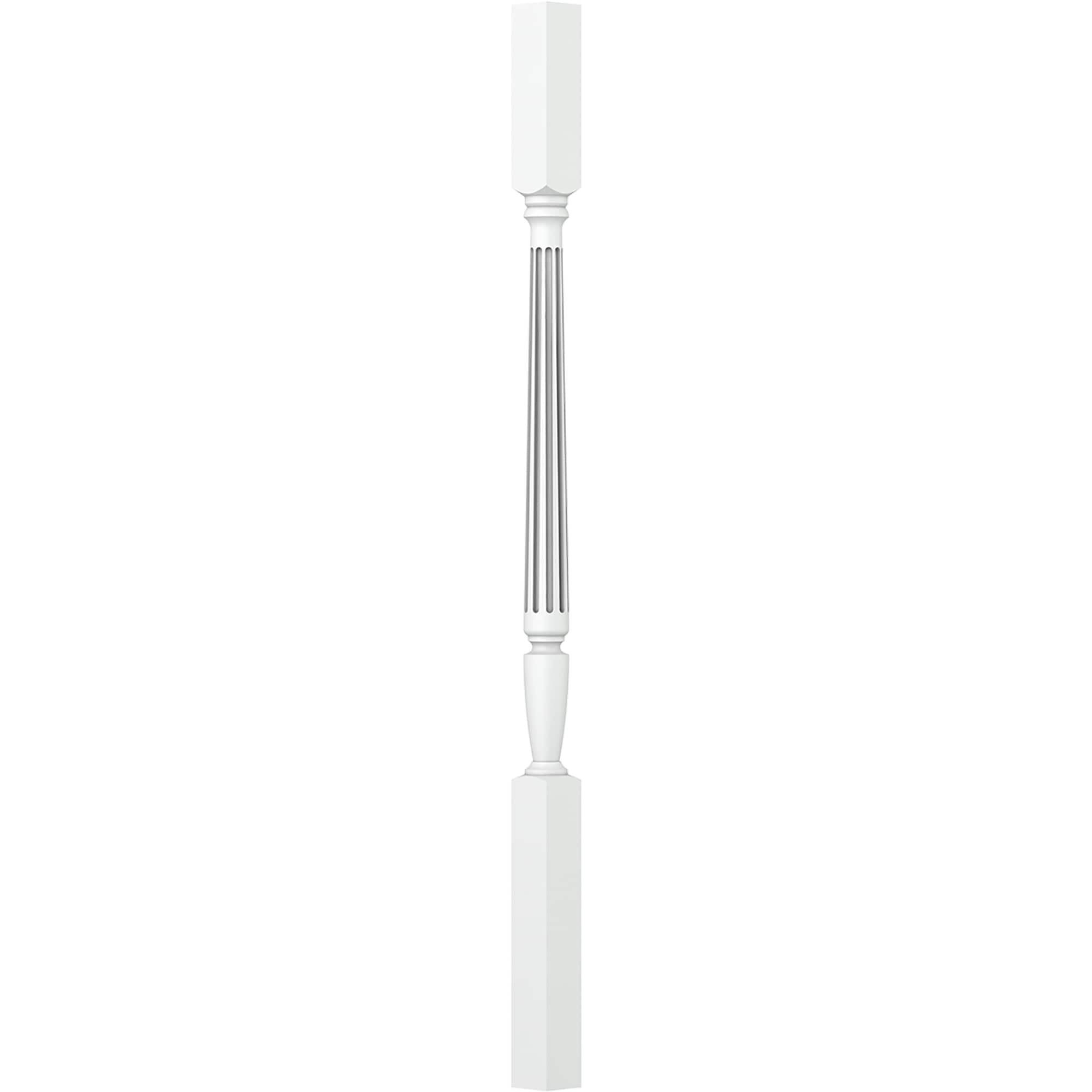L.J. Smith Stair Systems LJF-2005-PRG 38 38-in x 1.75-in Primed Square Top Stair Baluster