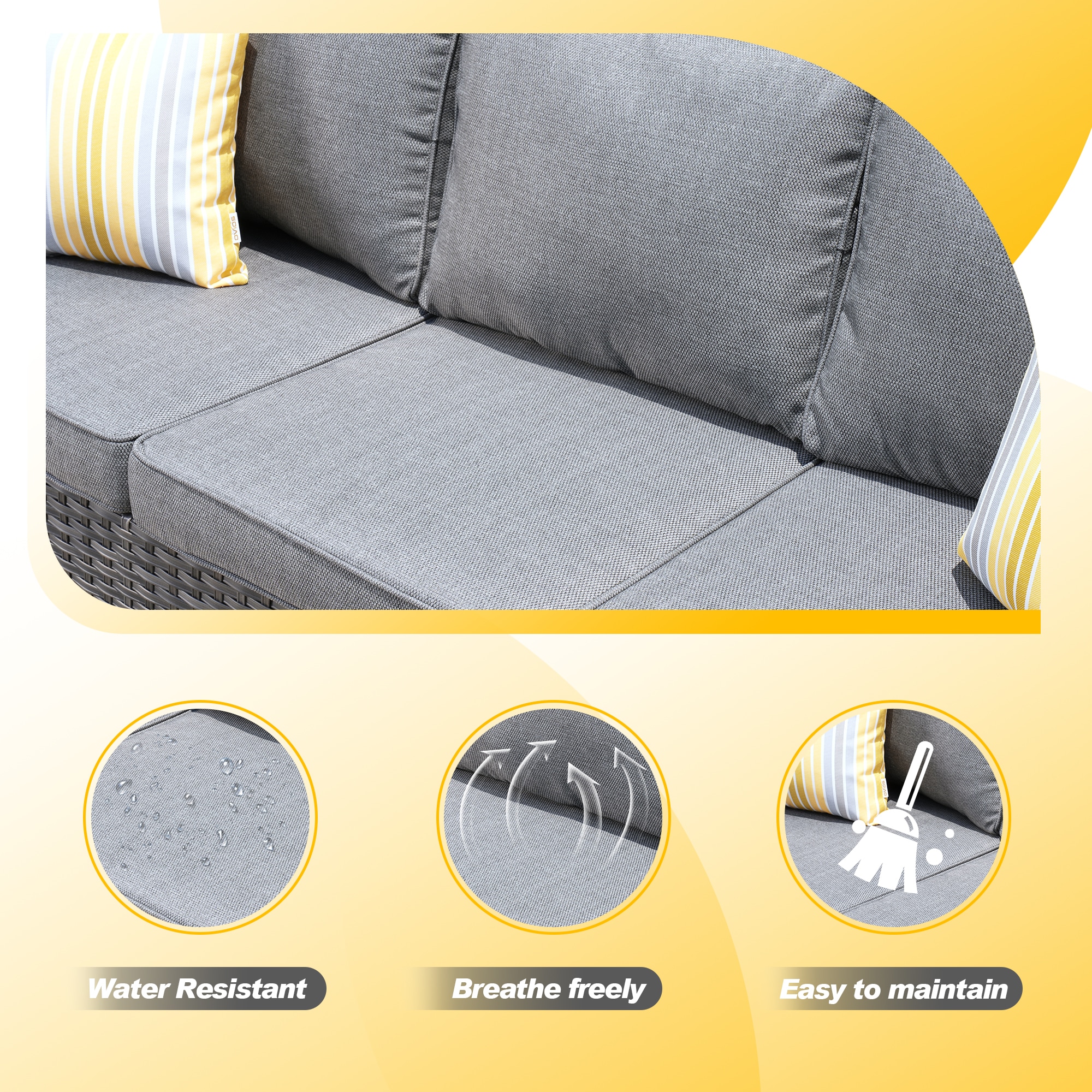 Ovios GRS200-6 Patio-Conversation-Sets - View #5