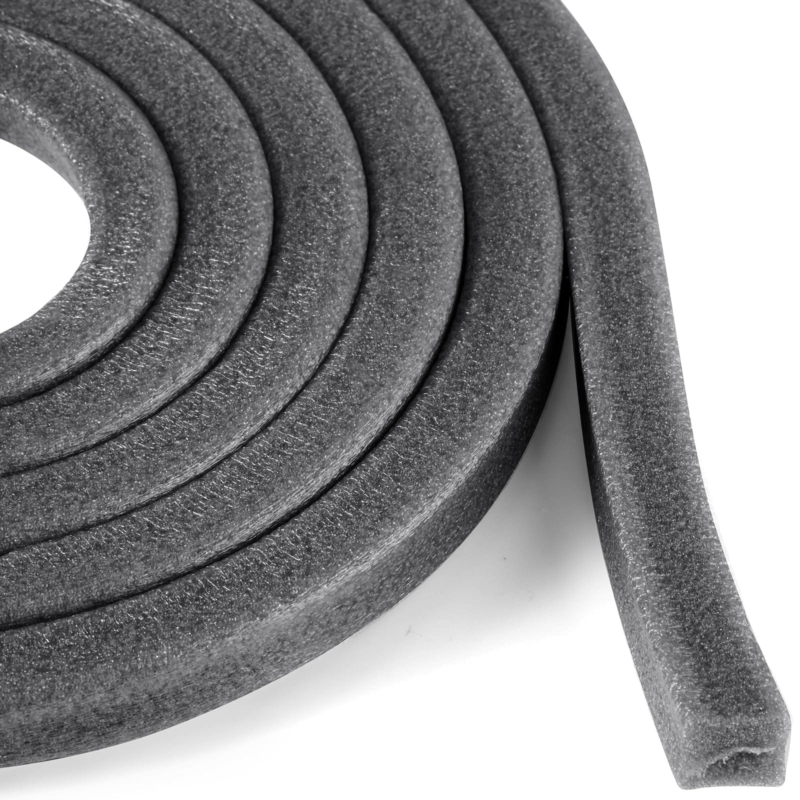 KHKFY  Square Shape Foam Backer Rod for Gaps and Joints Flexible Cuttable Caulk Strip 65 ft by Two Fifths Inch durable home