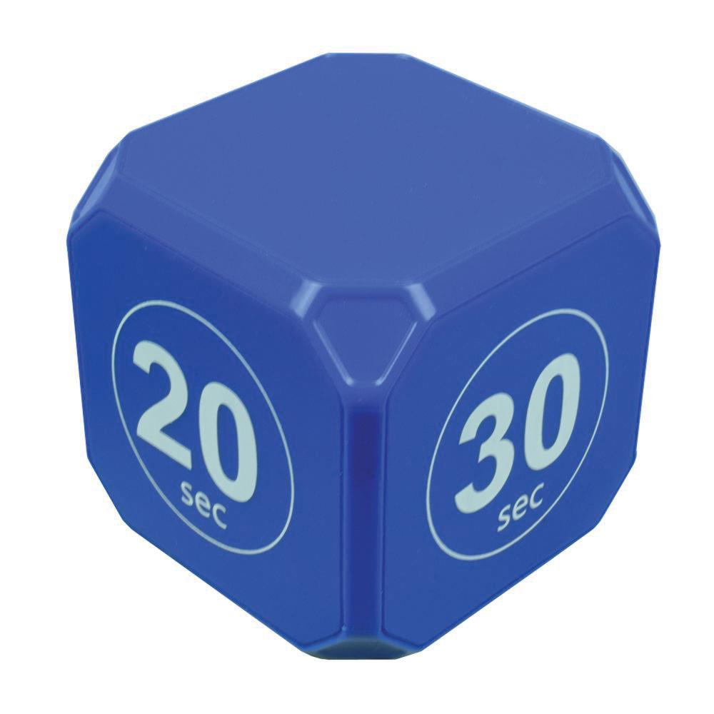 Datexx DTXDF41 TimeCube Plus 10-20-30-60 Second Preset Timer, Blue