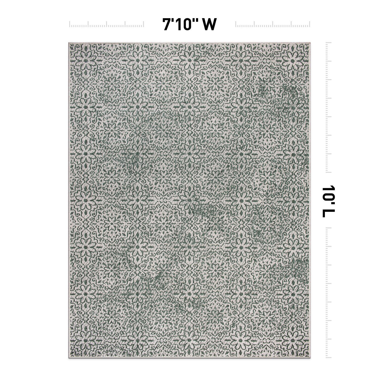 World Rug Gallery 4026GREEN8X10 rugs - View #2
