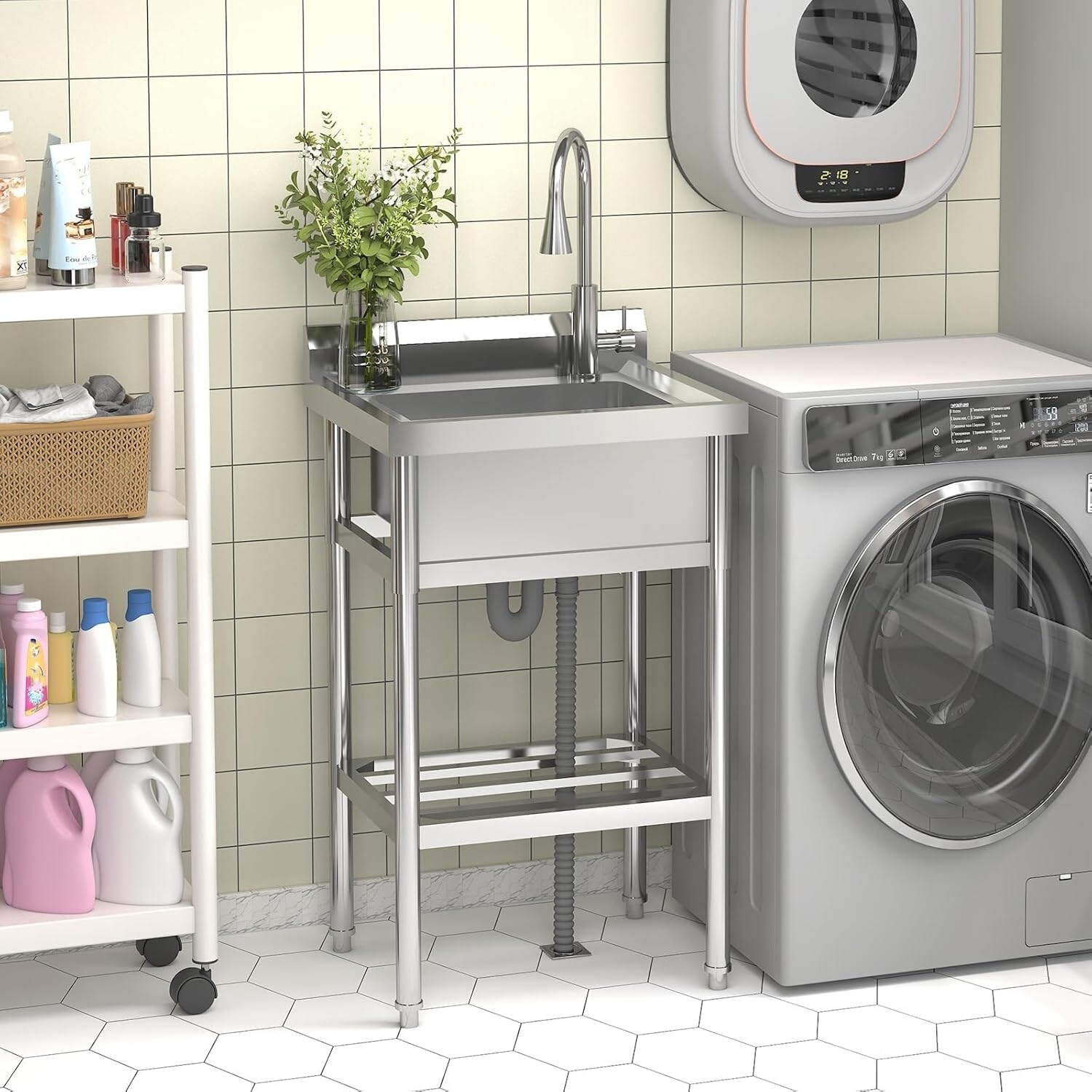 Garvee LSHQQPHO-16HXNFKW Laundry-Tubs-Utility-Sinks - View #3