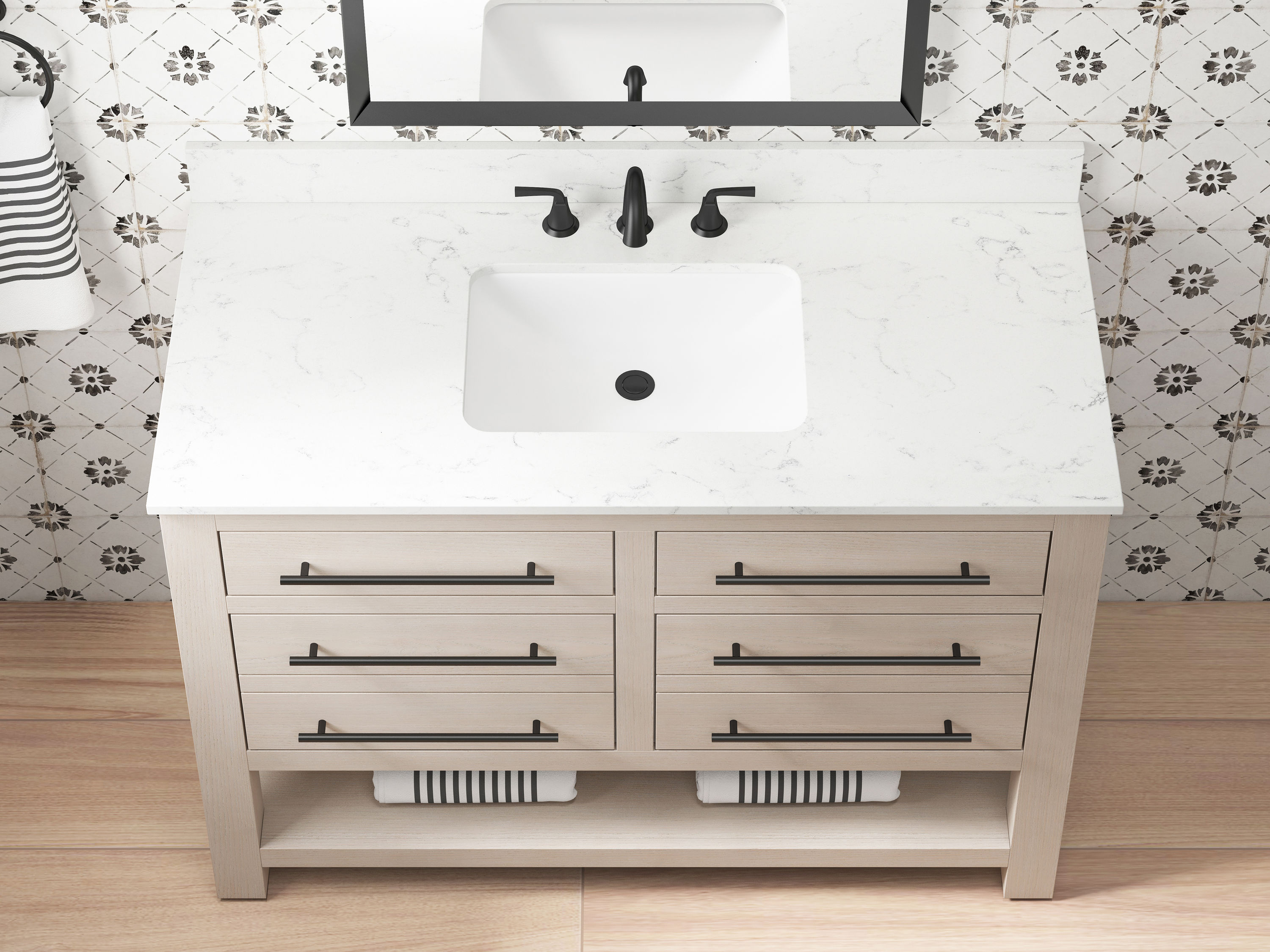 allen + roth WSLW48IFVW Bath-Vanity-Combo - View #6
