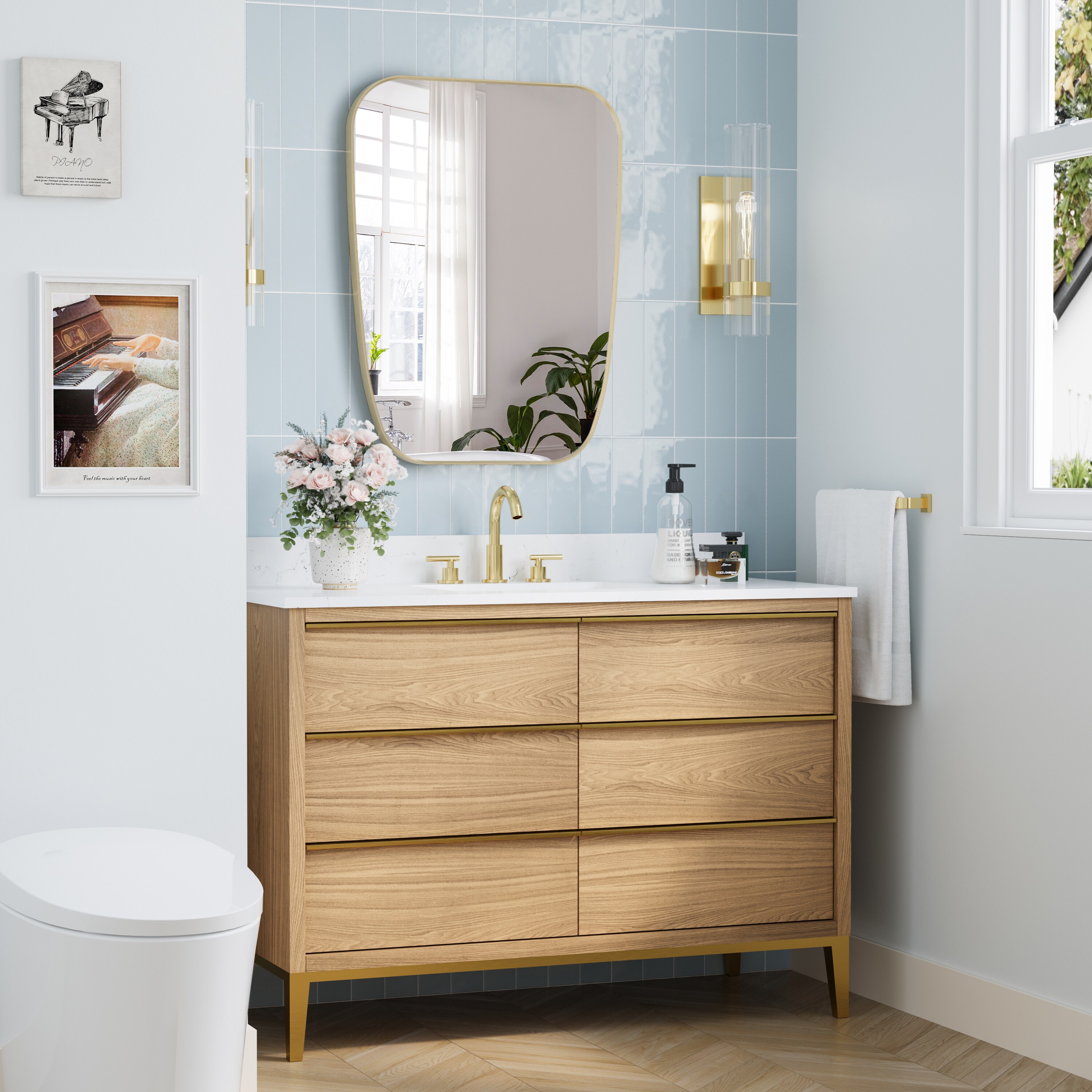 Forclover WBSGO83635 Framed-Bath-Mirrors - View #6