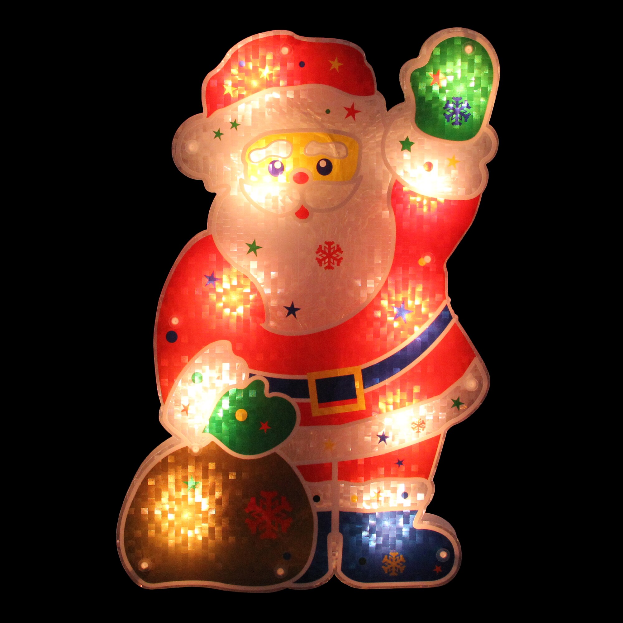 Northlight 13-in Lighted Santa Electrical Outlet Christmas Decor in the ...