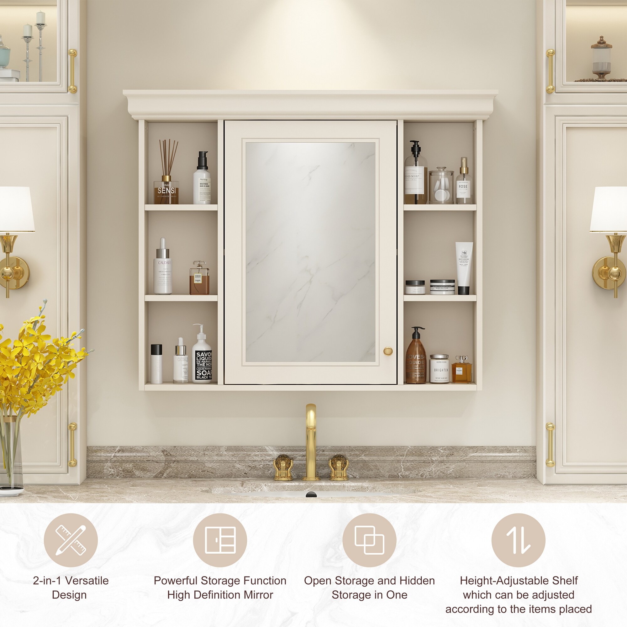 Bayfeve BF-288166-MIR Bathroom-Medicine-Cabinets - View #5