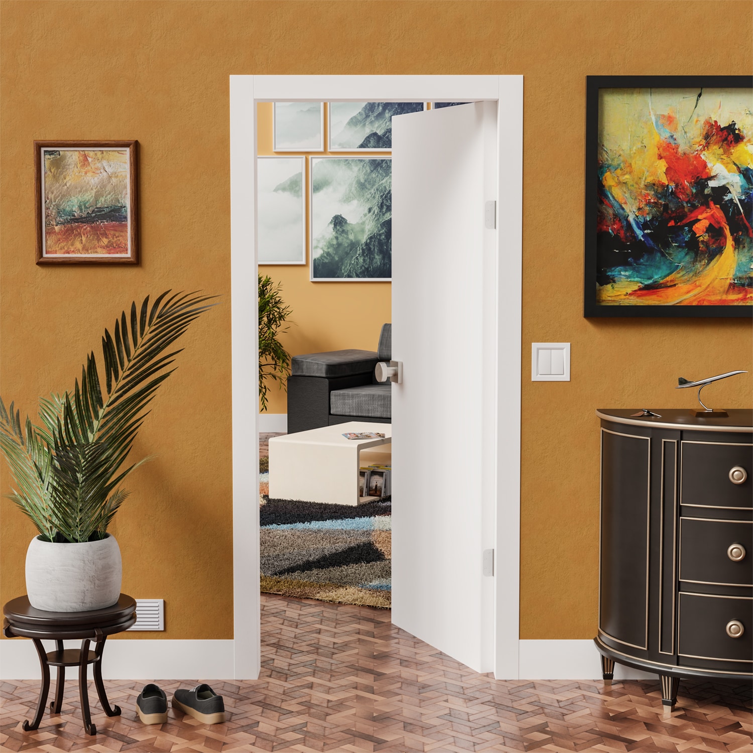 VILLAR HOME DESIGNS VHDID00001 Slab-Doors - View #2