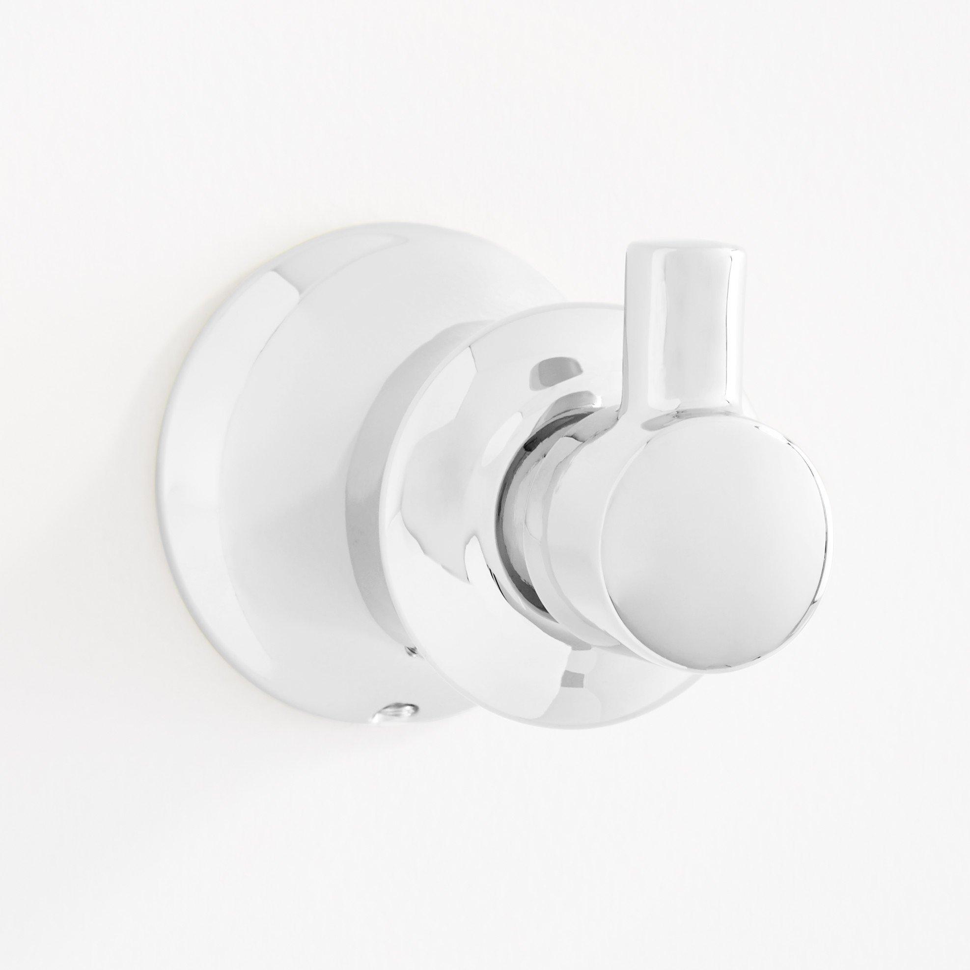 Signature Hardware 446868 Chrome Single -Hook Wall mount Towel Hook