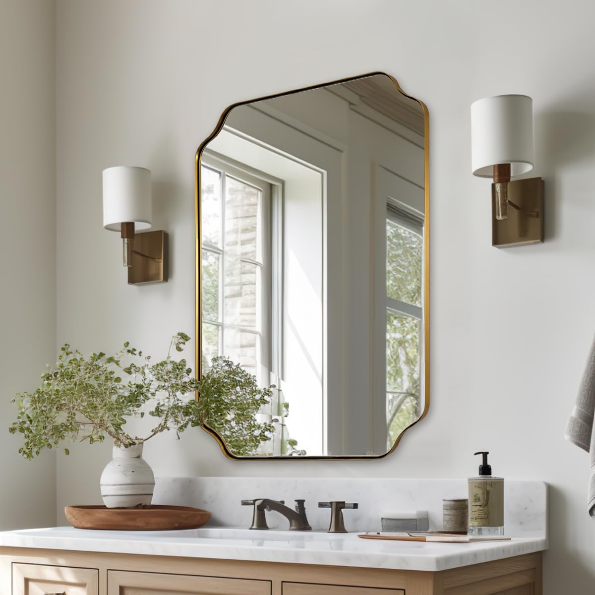 Aoibox LABVY7LZ Framed-Bath-Mirrors - View #3