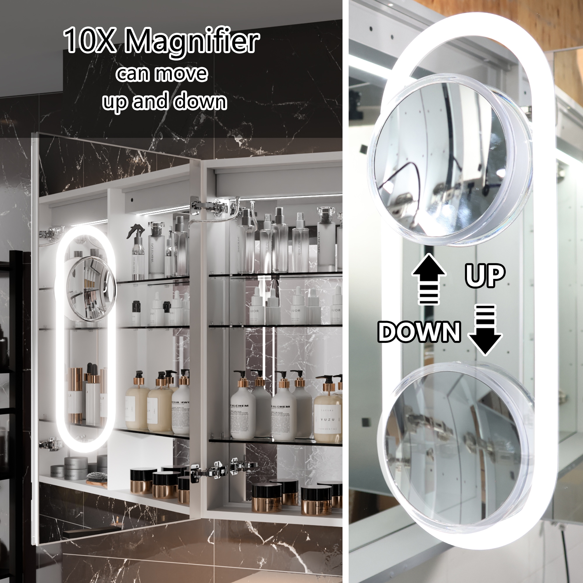 WELLFOR BCB2124WH-SL Bathroom-Medicine-Cabinets - View #9
