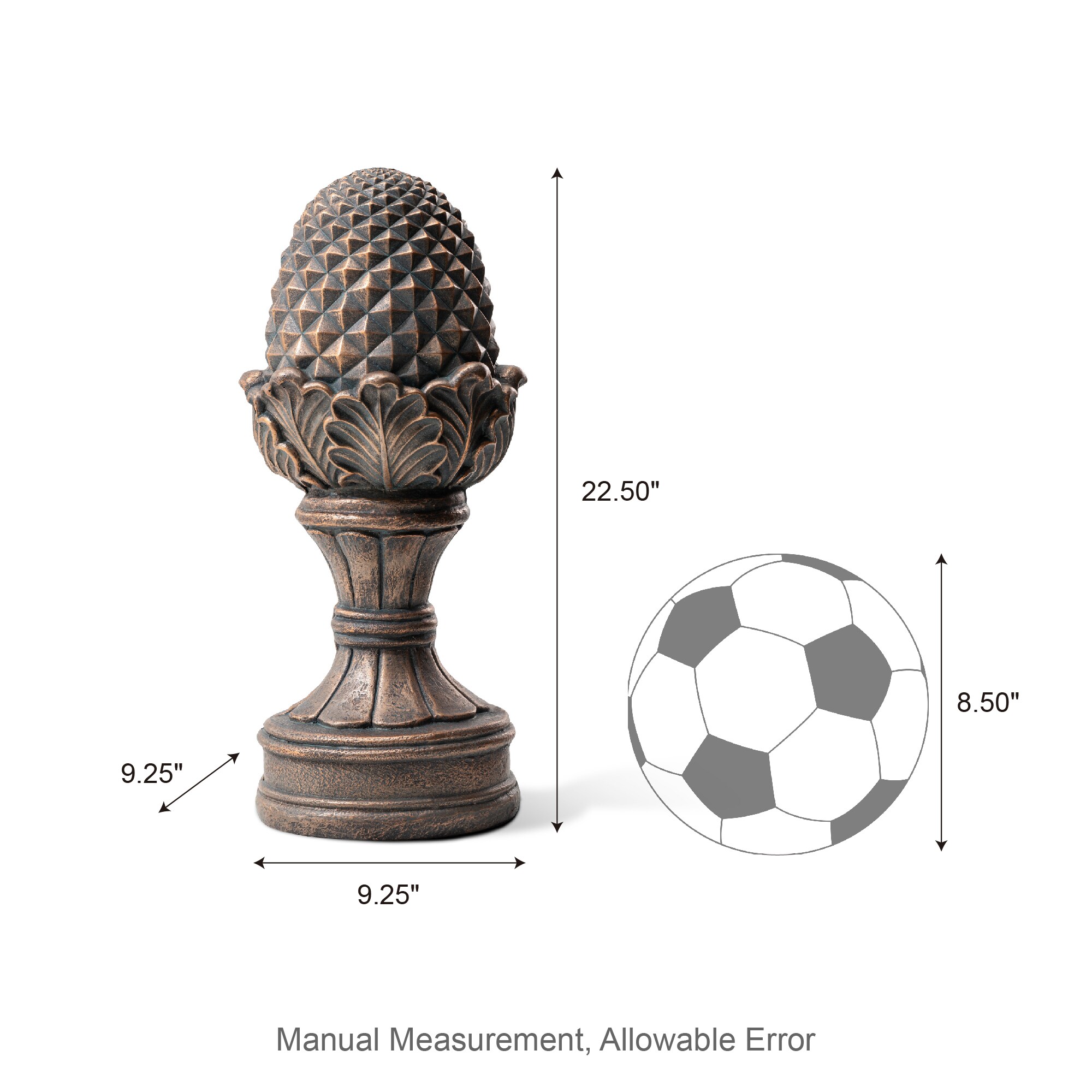 Glitzhome 2025400045 Garden-Statue - View #5