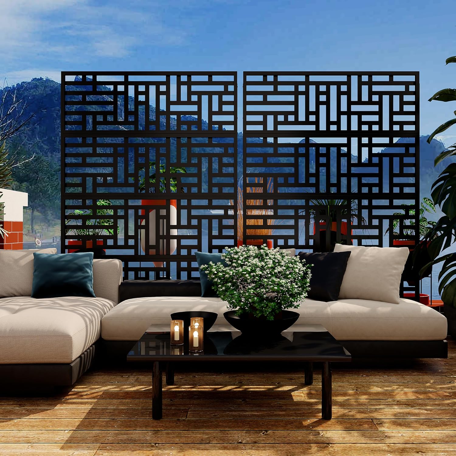 Qeetex LMY-PPG-338XYGCT Outdoor-Privacy-Screen - View #3