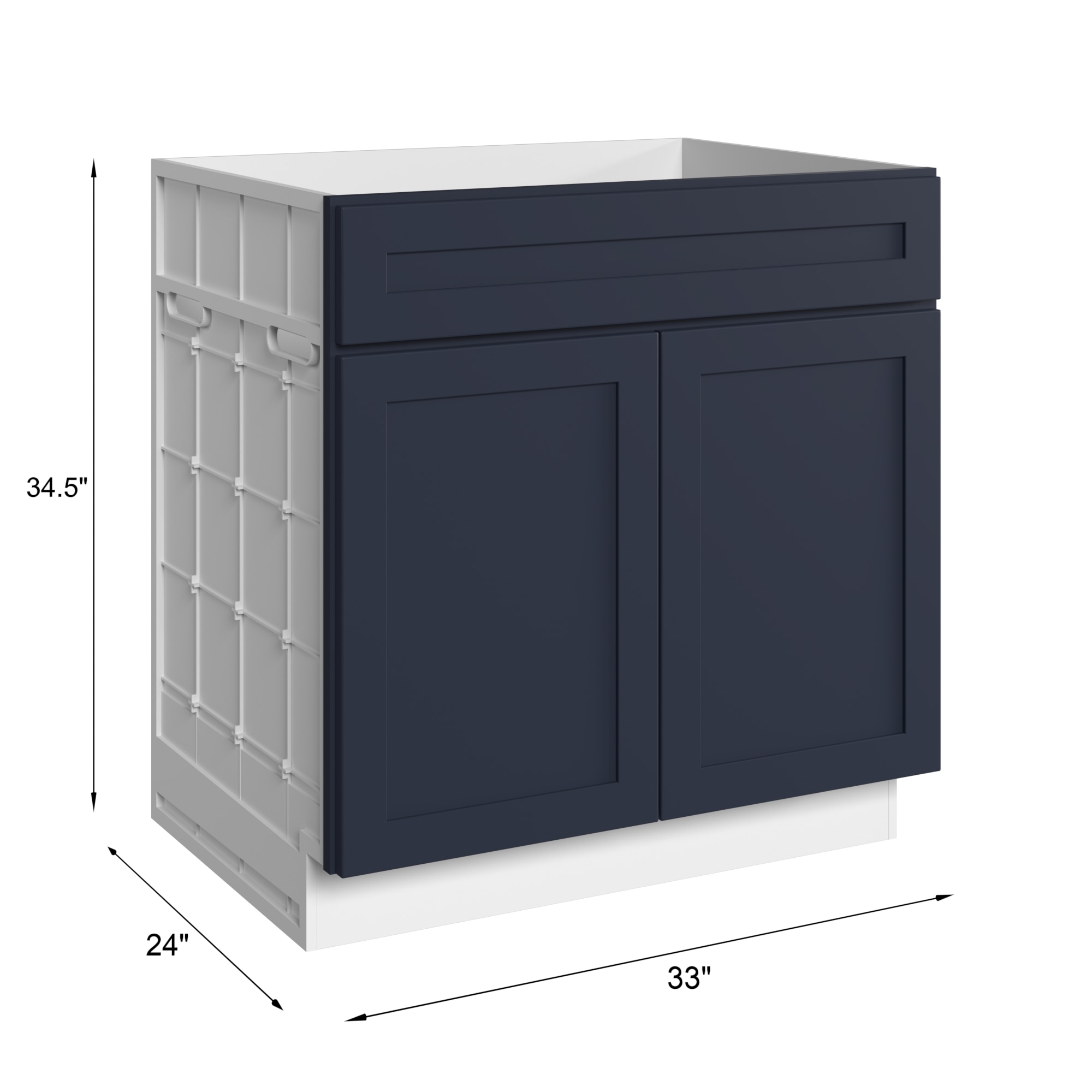 KraftMaid Momentum SB33.CGG77 Cabinets-Kitchen - View #3