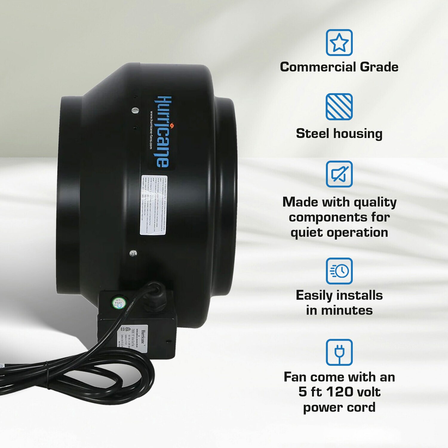 Hurricane 397836 Wall-Mounted-Fans - View #4