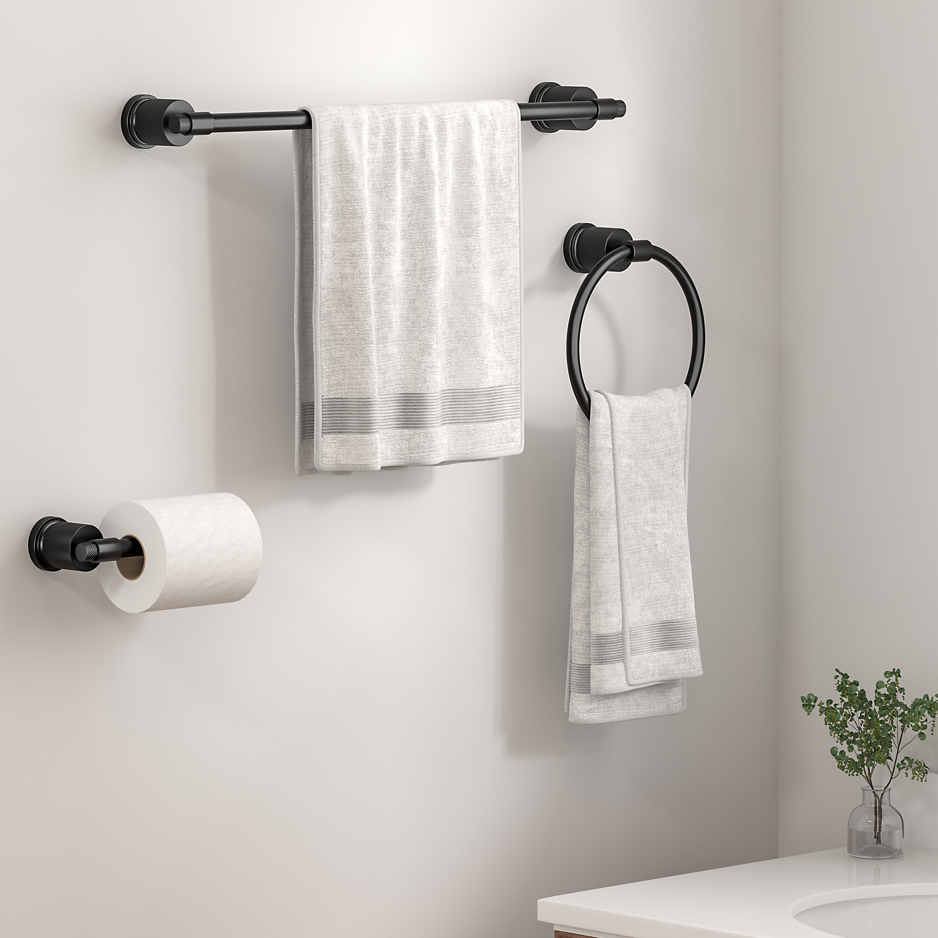 FORIOUS LL19011B3A Decorative-Bath-Hardware-Kits - View #2