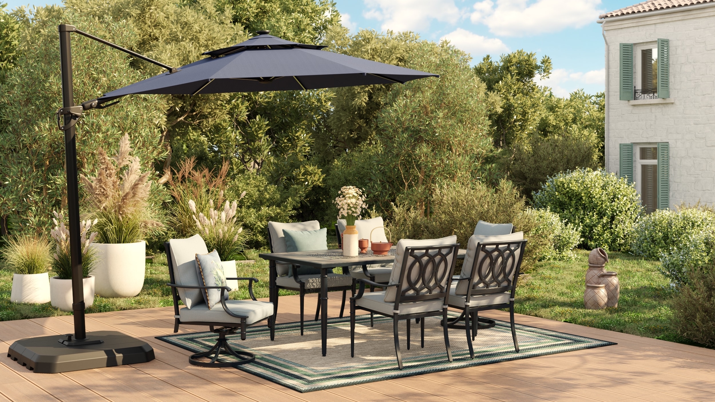 allen + roth LOS23006-DT67391 Patio-Tables - View #2