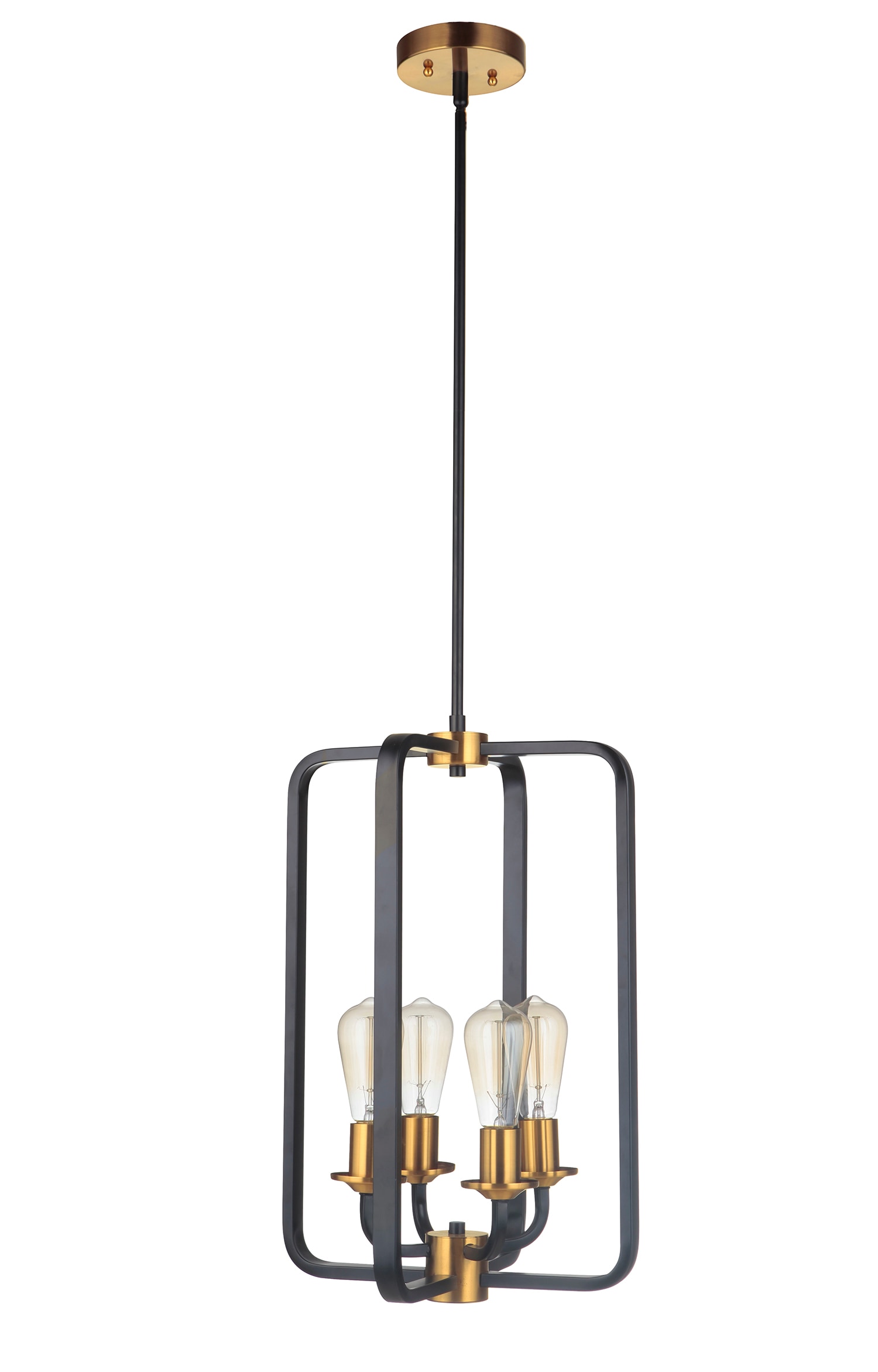 Craftmade 50334-FBSB Randolph 4 -Light Black Transitional For Use in Bedrooms, Dining Rooms, Foyers, Kitchens, Living Rooms Chandelier