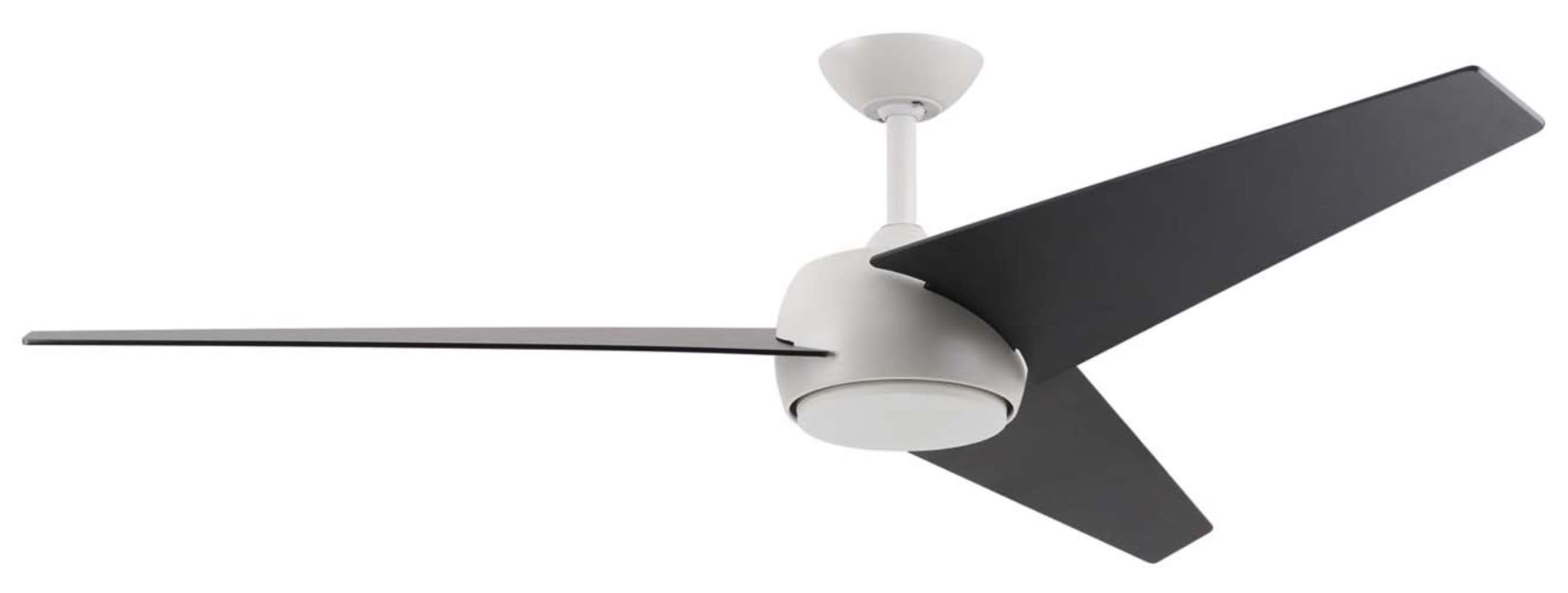Dovenshire 60-in White LED Indoor Propeller Ceiling Fan with Light Remote (3-Blade) | - Harbor Breeze CGR60WW3LR