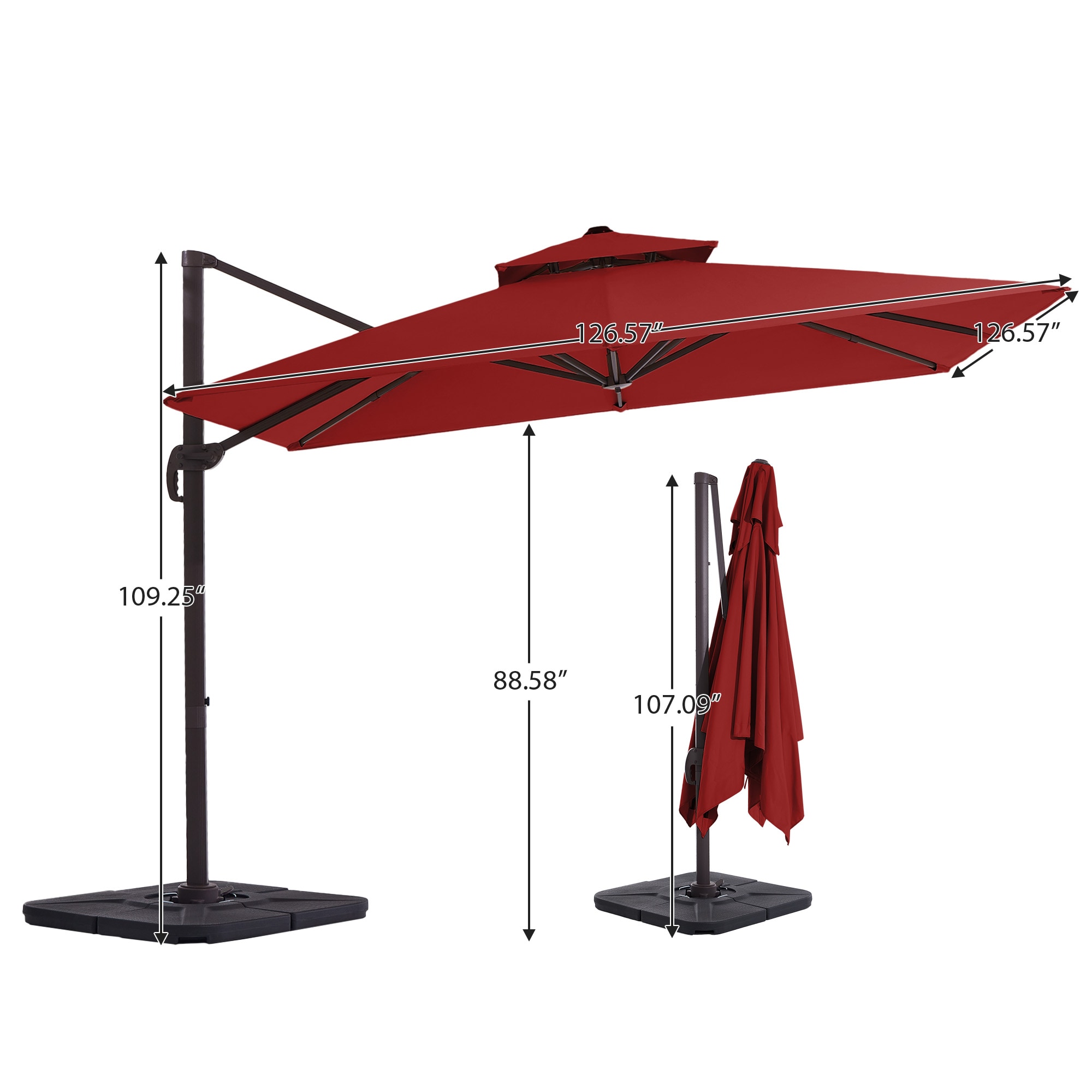 VOUA 11X11-LK-RD+DZ Umbrellas-2 - View #10