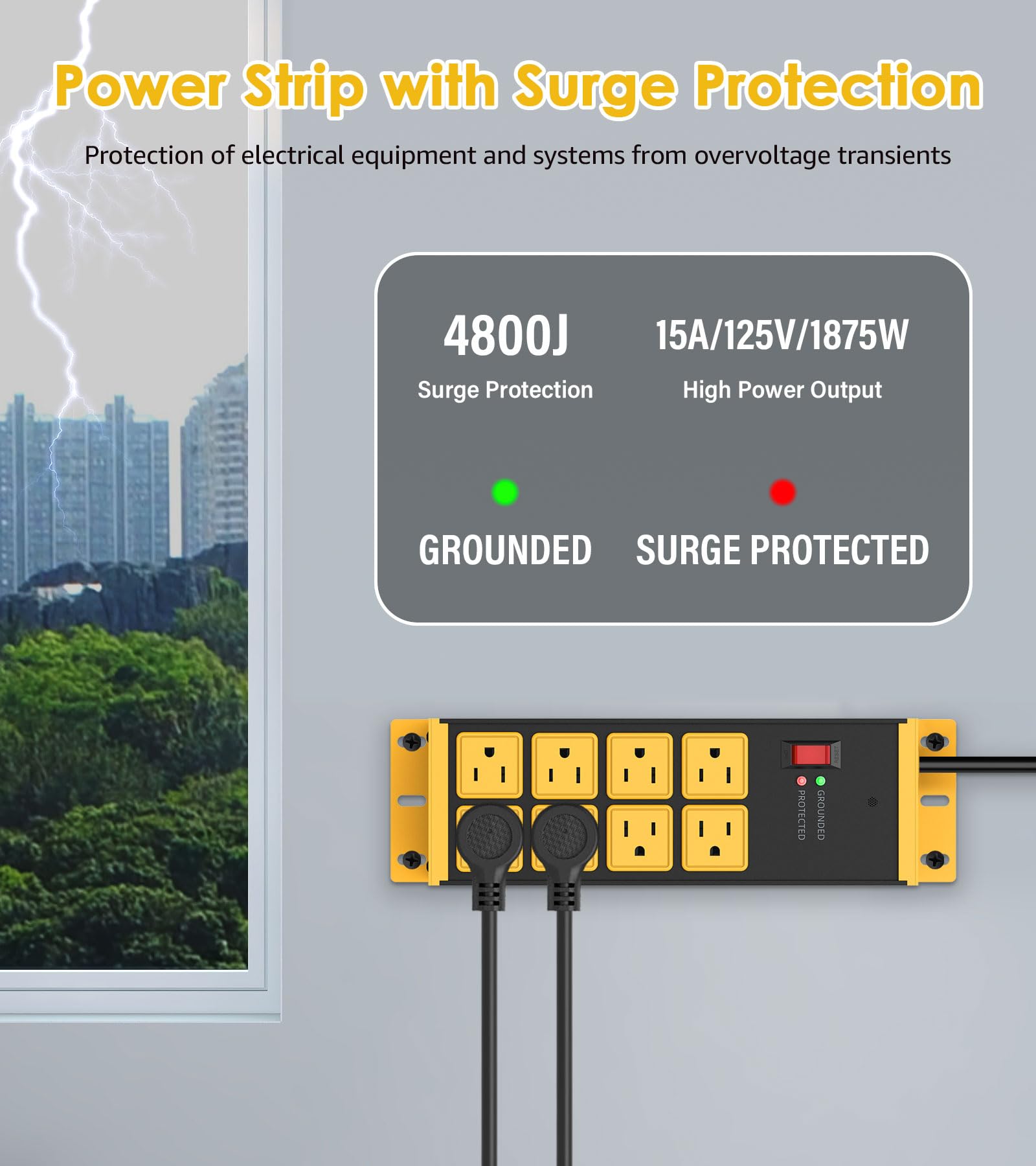 Phewnyzo LPW0725W065 Electrical-Power-Strips - View #4