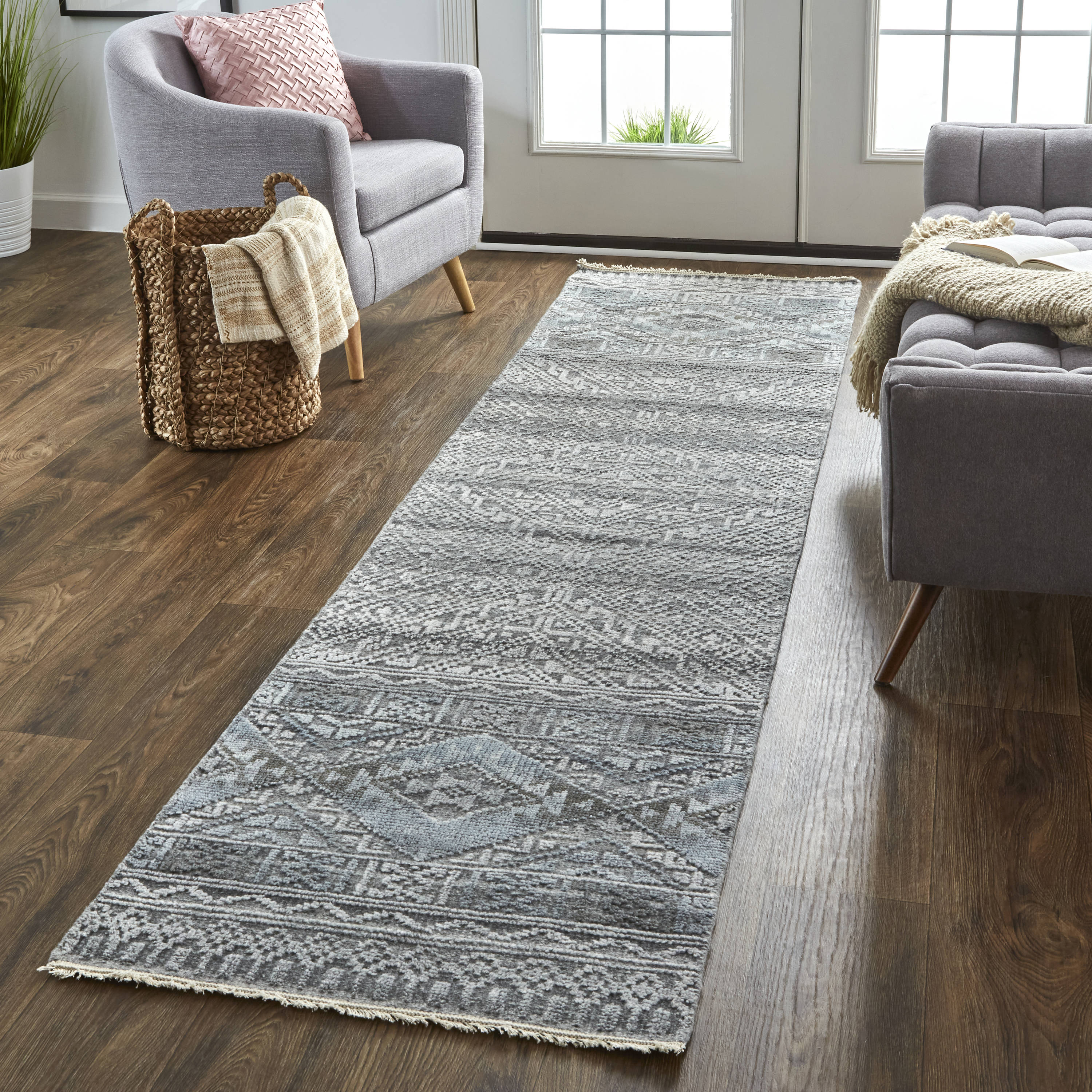 Room Envy 980R6495BLUGRYI68 rugs - View #7