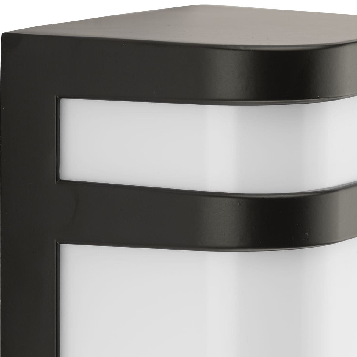 Architectural Bronze LED Outdoor Wall Lantern with Acrylic Shade