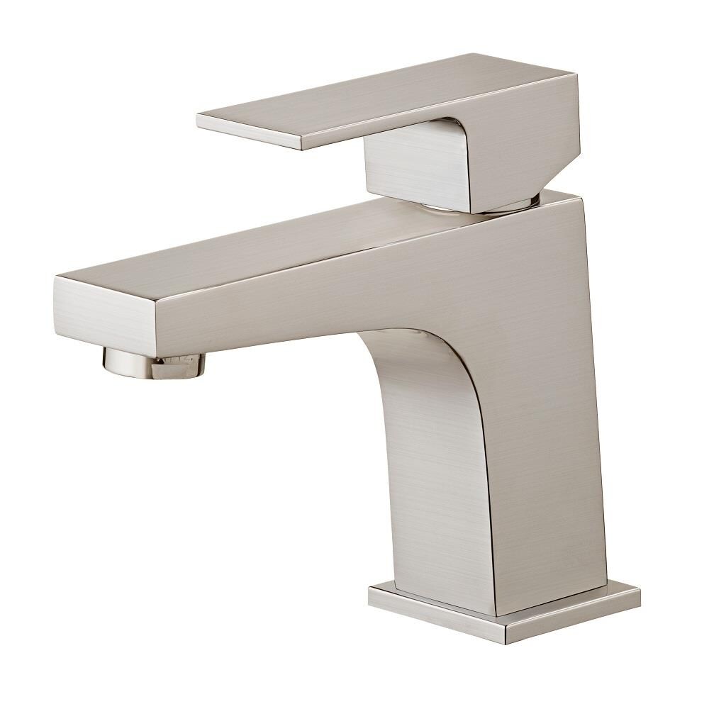 Cheviot City Brushed Nickel 1-Handle Single Hole Bathroom Sink Faucet ...