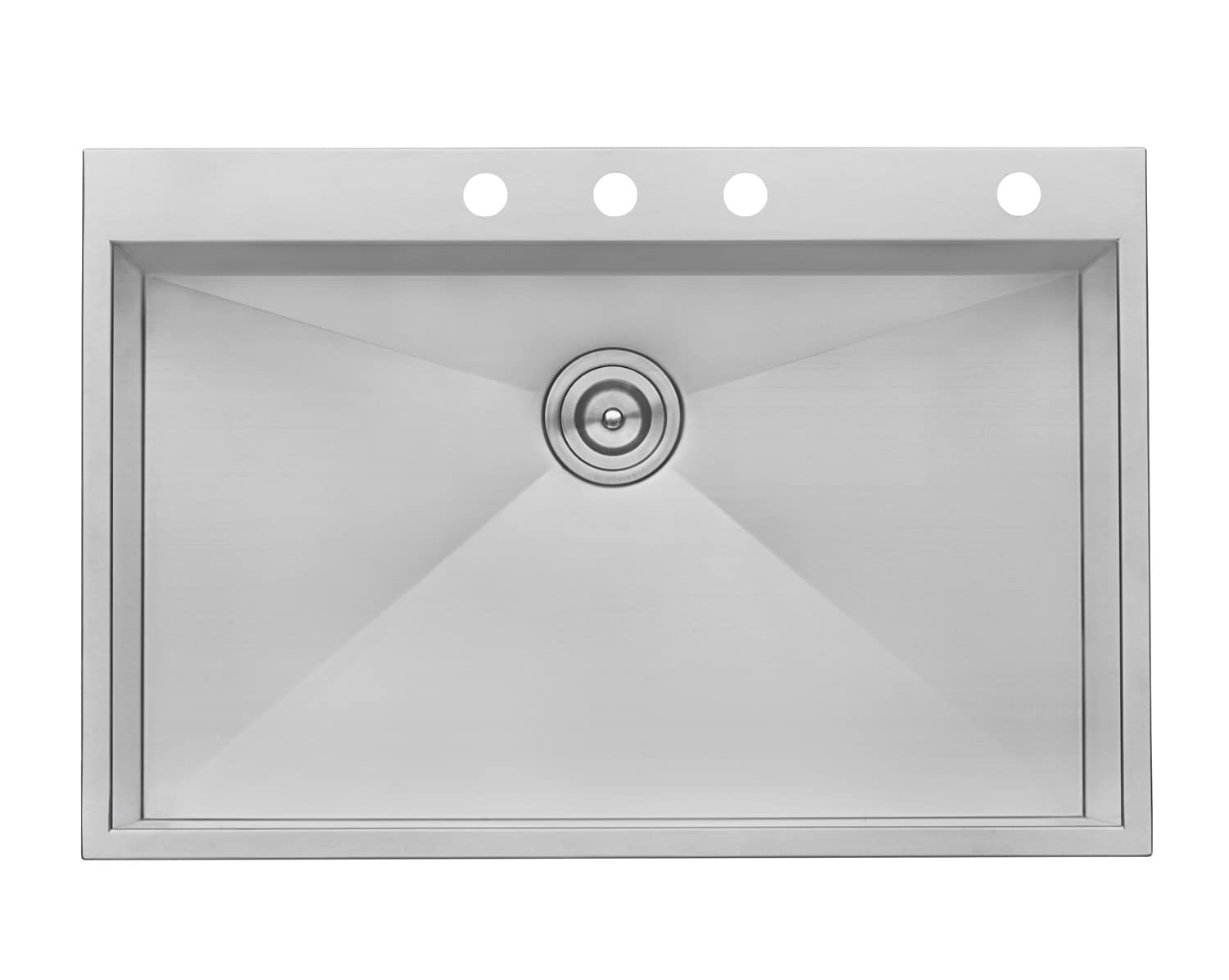 Ruvati 33 x 22 Inch Stainless Steel Drop-In Kitchen Sink