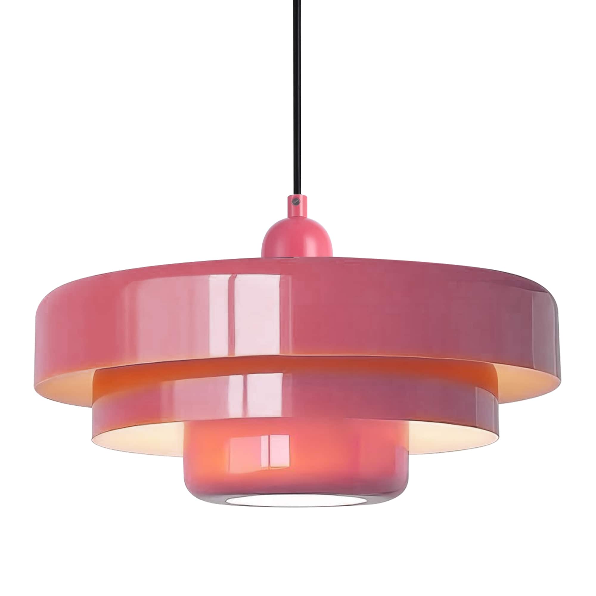 Zompoo 1 -Light Pink Resin Chandelier