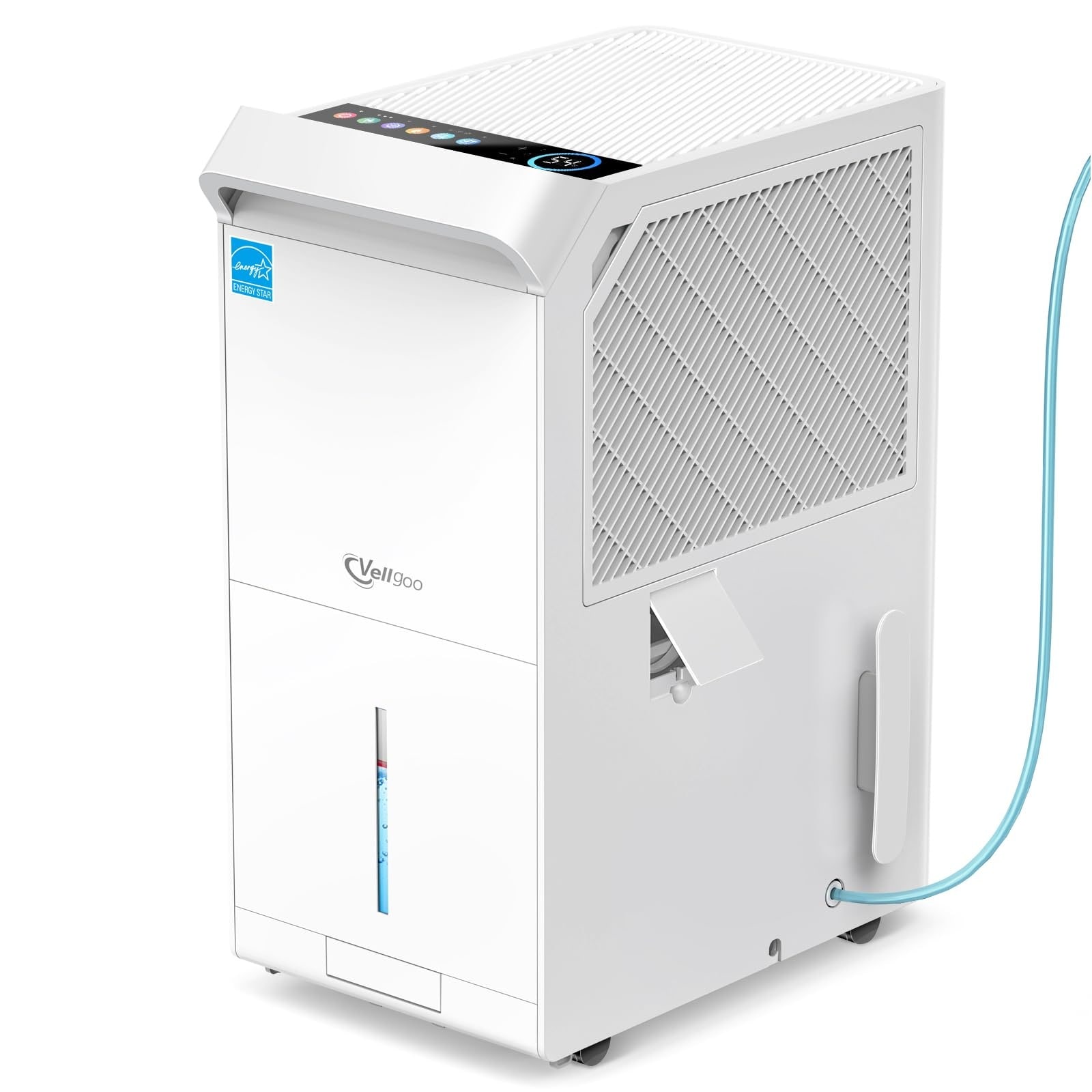 EdenDirect 150 pt. Dehumidifier with Pump (For Rooms 3001+ sq. ft) For Basements, Bathrooms, Crawlspaces, in White