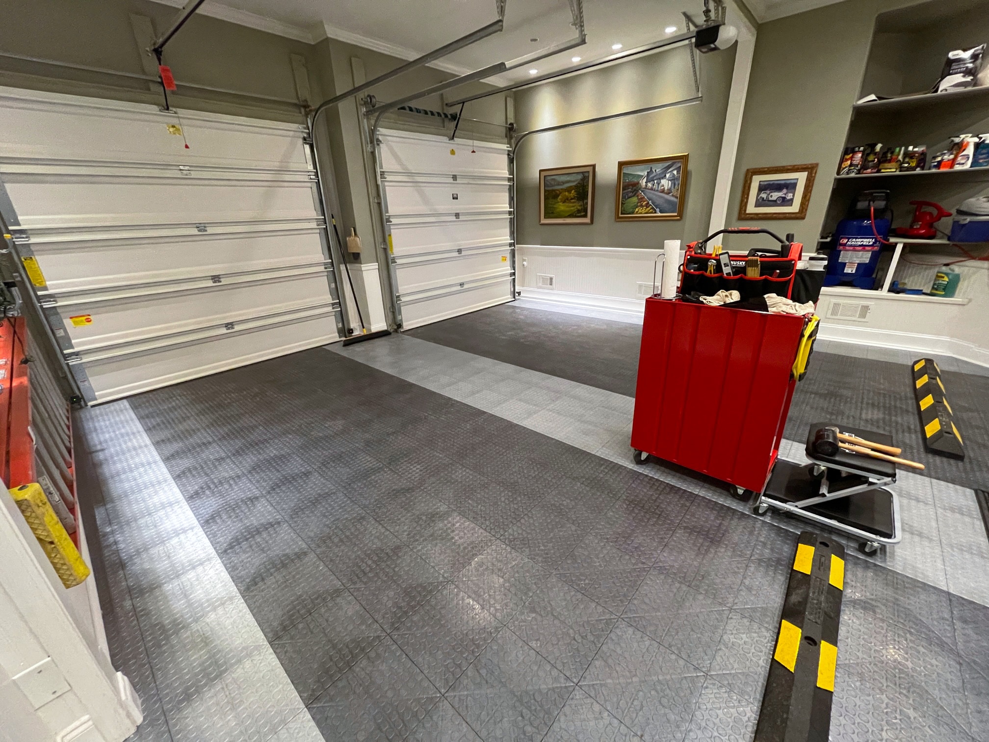 SnapLock GD24GRPH Garage-Vinyl-Tile - View #3