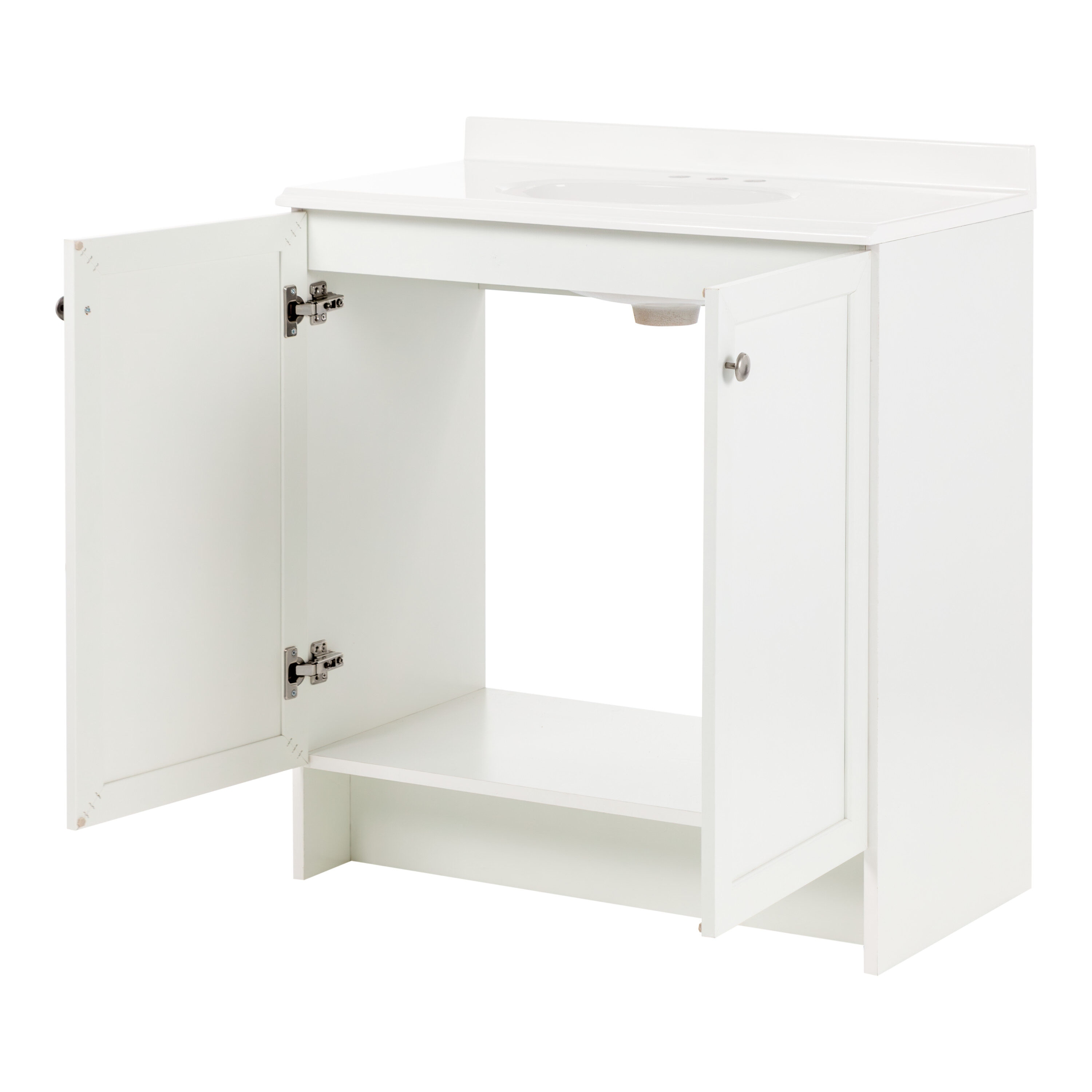 Project Source W063630P2-WH Bath-Vanity-Combo - View #3