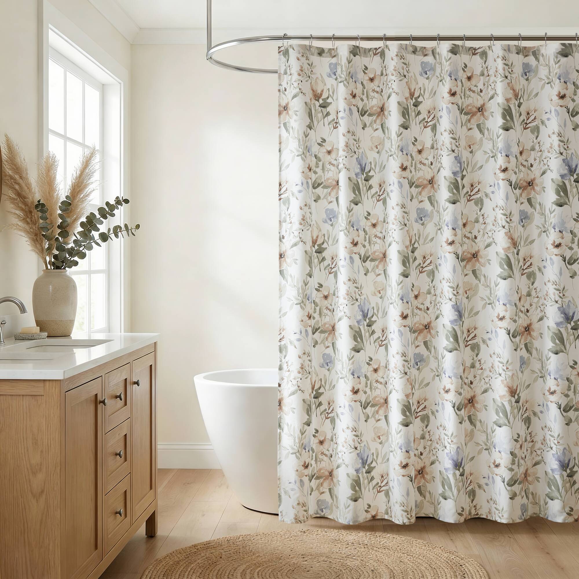 Blisstyle 1- Piece 72x72 Inch Shower Curtain Shower Curtains for Bathroom