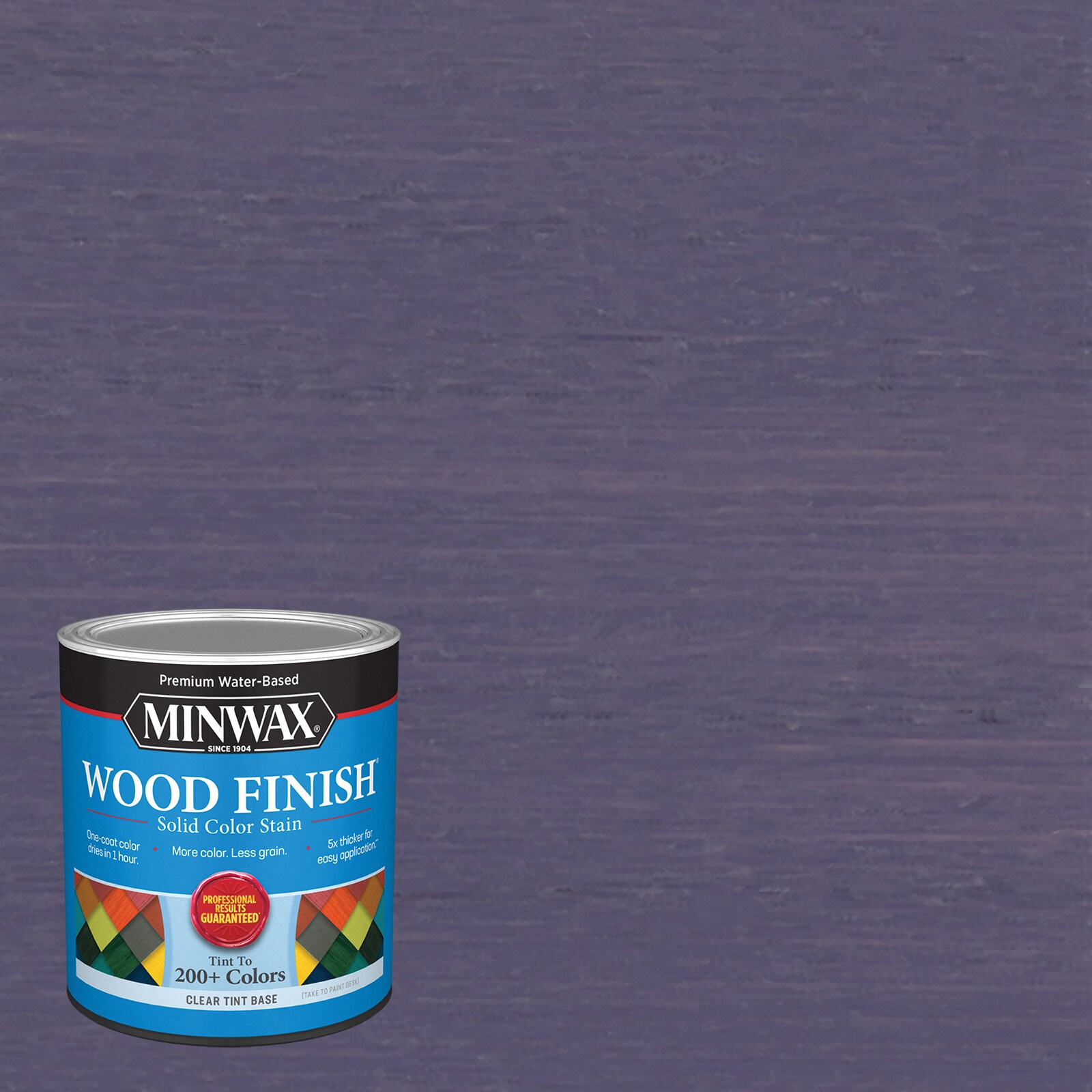 Minwax Wood Finish Water-Based Violet Mw1170 Solid Interior Stain (1-Quart)  in the Interior Stains department at