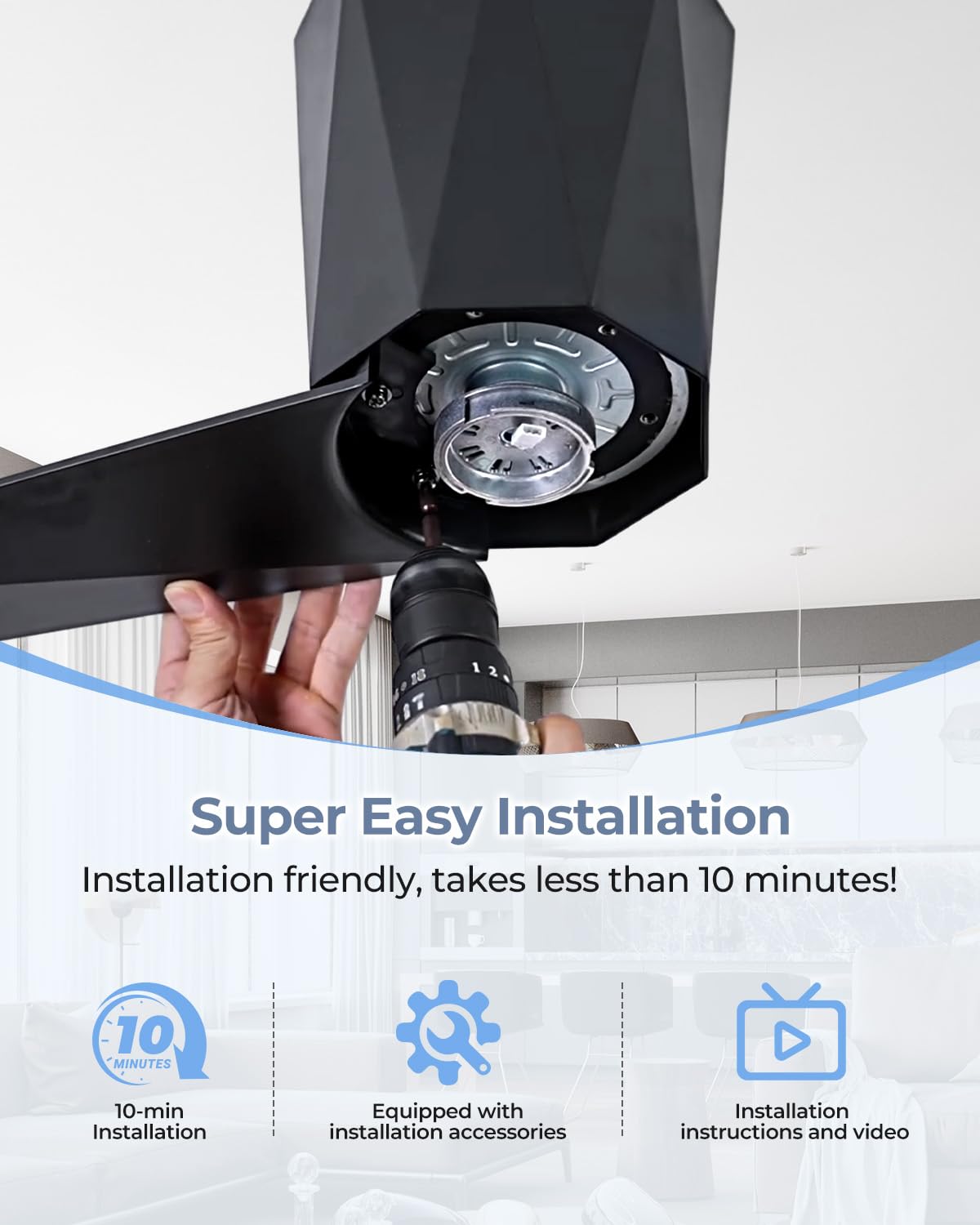 TALOYA TLY-ZT-BK-X52 Ceiling-Fans - View #7