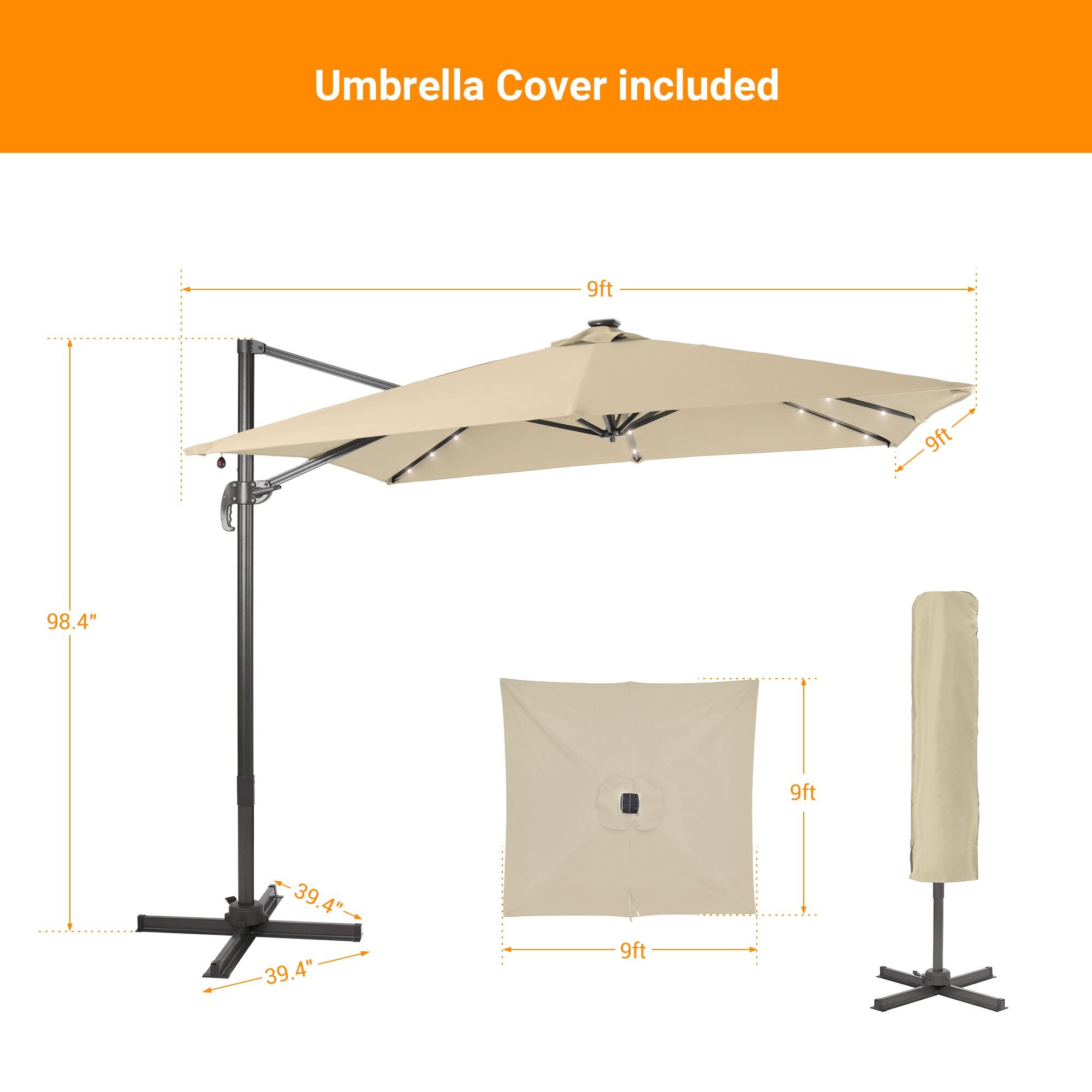 Sonkuki SD-MN99SD-LED Umbrellas-2 - View #2